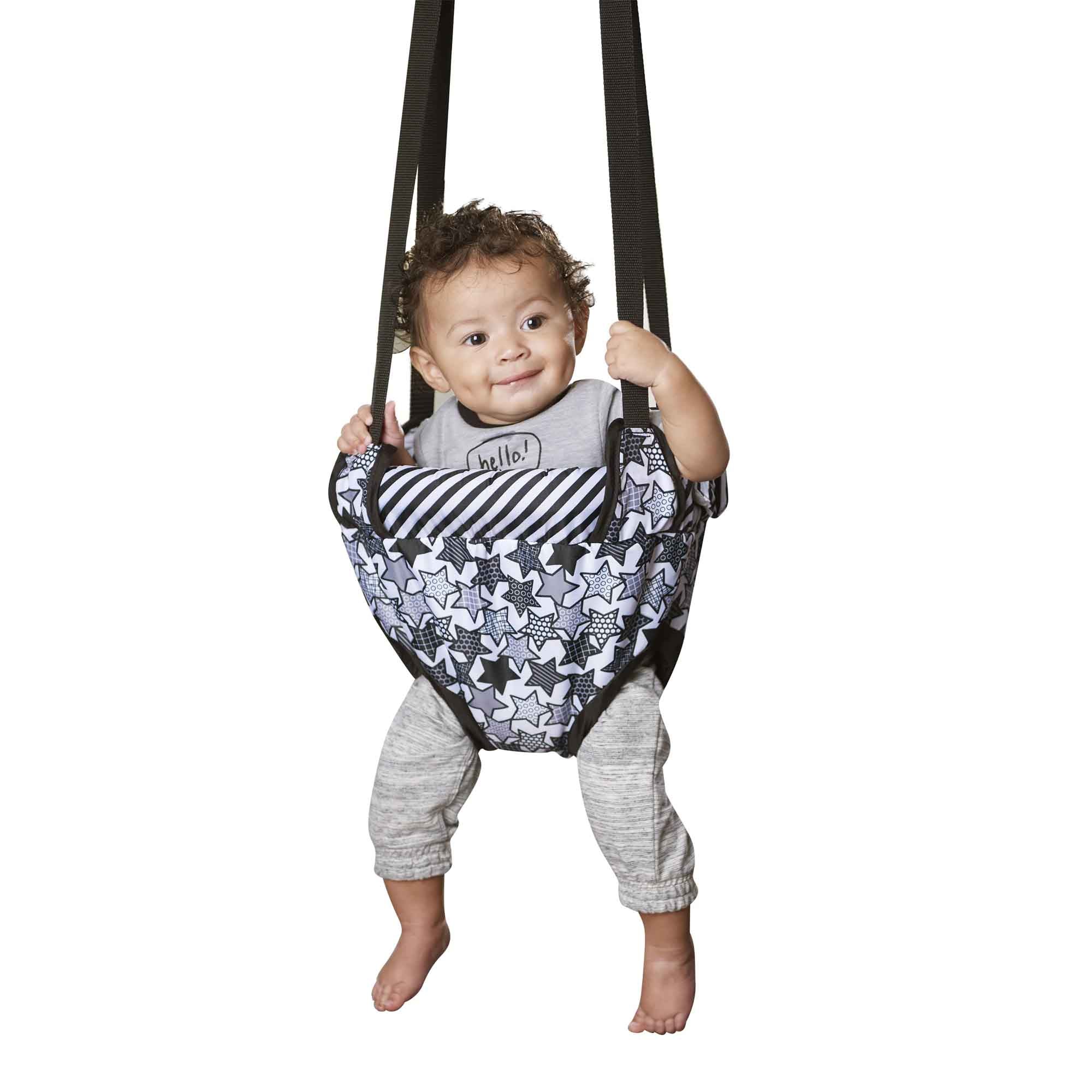 Evenflo ExerSaucer Door Jumper - Baby Activity Center with Bounce & Spin, Fun Developmental Toy for Infants 6-12 Months - Perfect for Playtime, Learning & Motor Skills Development at Home