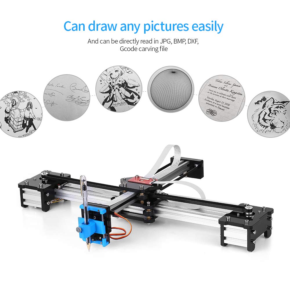 DIY Assembled Plotter Pen Drawing Robot Kit - Desktop Drawing Machine for Painting & Handwriting, 100-240V - Perfect for STEM Education, Art Projects & Creative Gifts