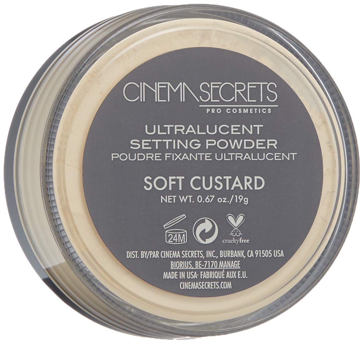 Cinema Secrets Pro Cosmetics Ultralucent Setting Powder - Translucent Loose Powder for Makeup, Oil Control & Long Lasting Finish | Perfect for Professional Makeup Artists & Daily Beauty Routine