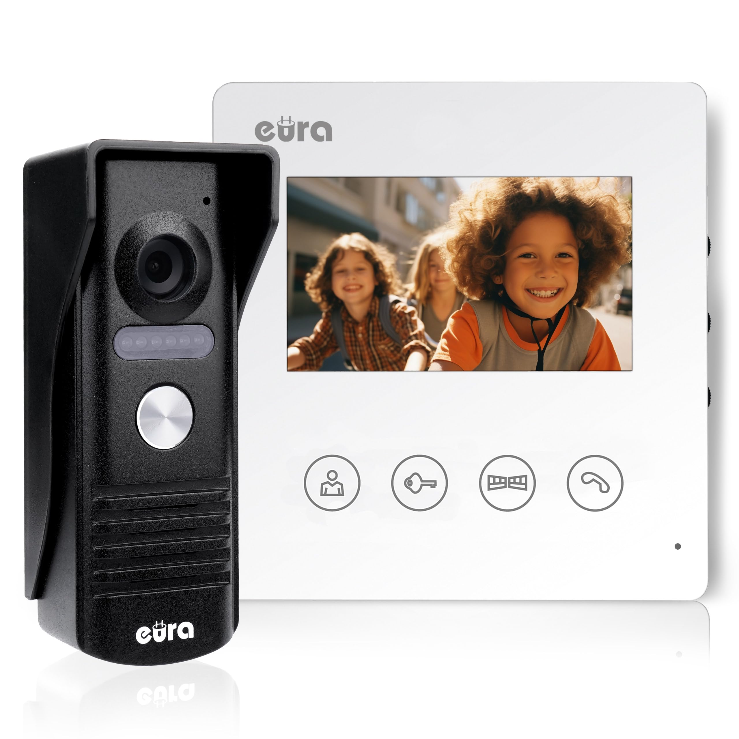 Eura VDP-52A3 ATIRA 4-Wire Video Intercom System with 4.3