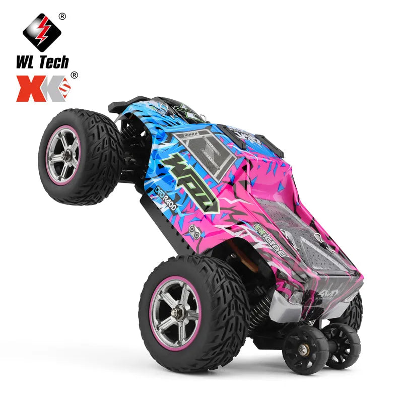 WLTOYS 204006 1/20 Scale 4WD Off-Road RC Car - 2.4GHz Remote Control, 50km/h High Speed, LED Headlights - Perfect for Outdoor Racing, Backyard Driving & Off-Road Adventures