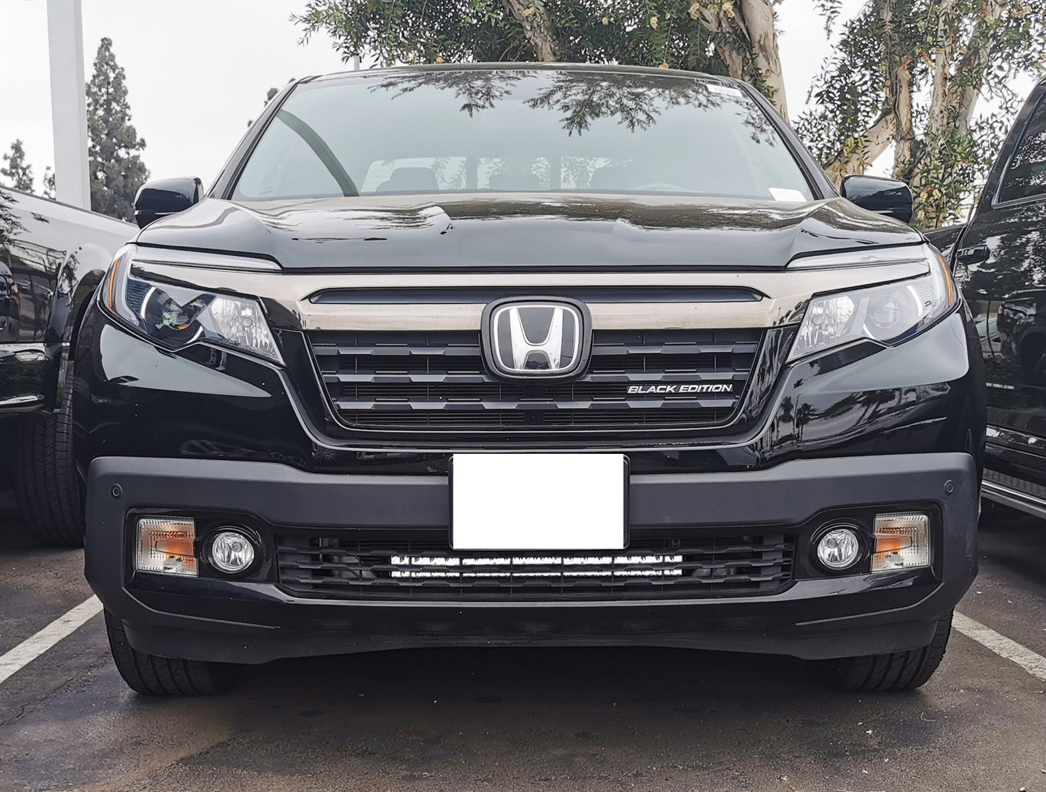 120W LED Light Bar with Behind Grille Mounts & Wiring Kit - Compatible with 2017+ Honda Ridgeline - Off-Road Lighting for Trucks, ATVs & Night Driving