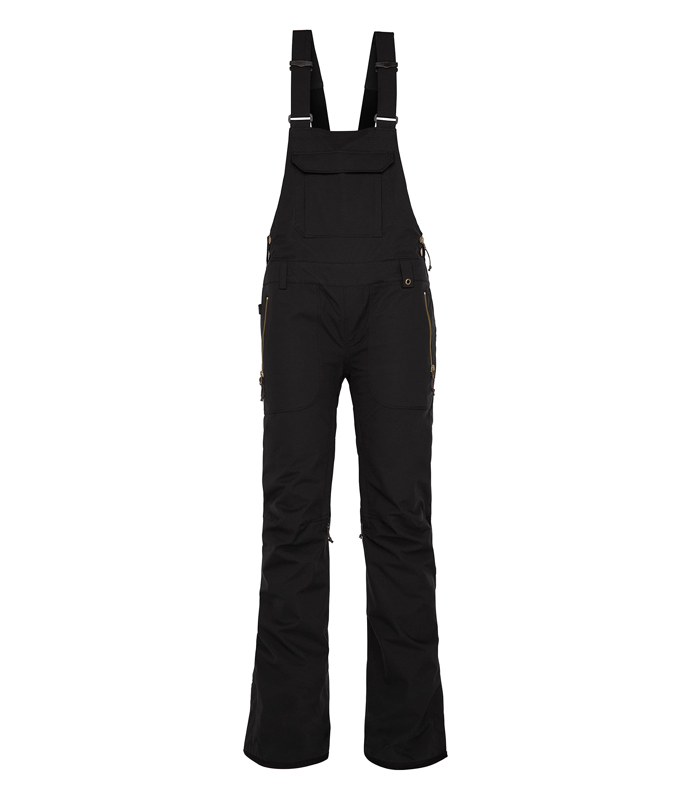686 Women's Black Magic Insulated Waterproof Snow Bib Overalls - Thermal Winter Ski Pants for Snowboarding, Sledding & Cold Weather | Waterproof Snowboard Bibs for Skiing, Hiking & Outdoor Adventures | Perfect for Ski Resorts, Mountain Trips & Snowy Days | Ideal for Winter Sports, Ice Fishing & Commuting | Stay Warm & Dry for Snowy Outdoor Activities, Winter Vacations & Extreme Cold Conditions | Great for Skiing, Snowboarding, Winter Hiking, Ice Fishing & Cold Weather Commuting