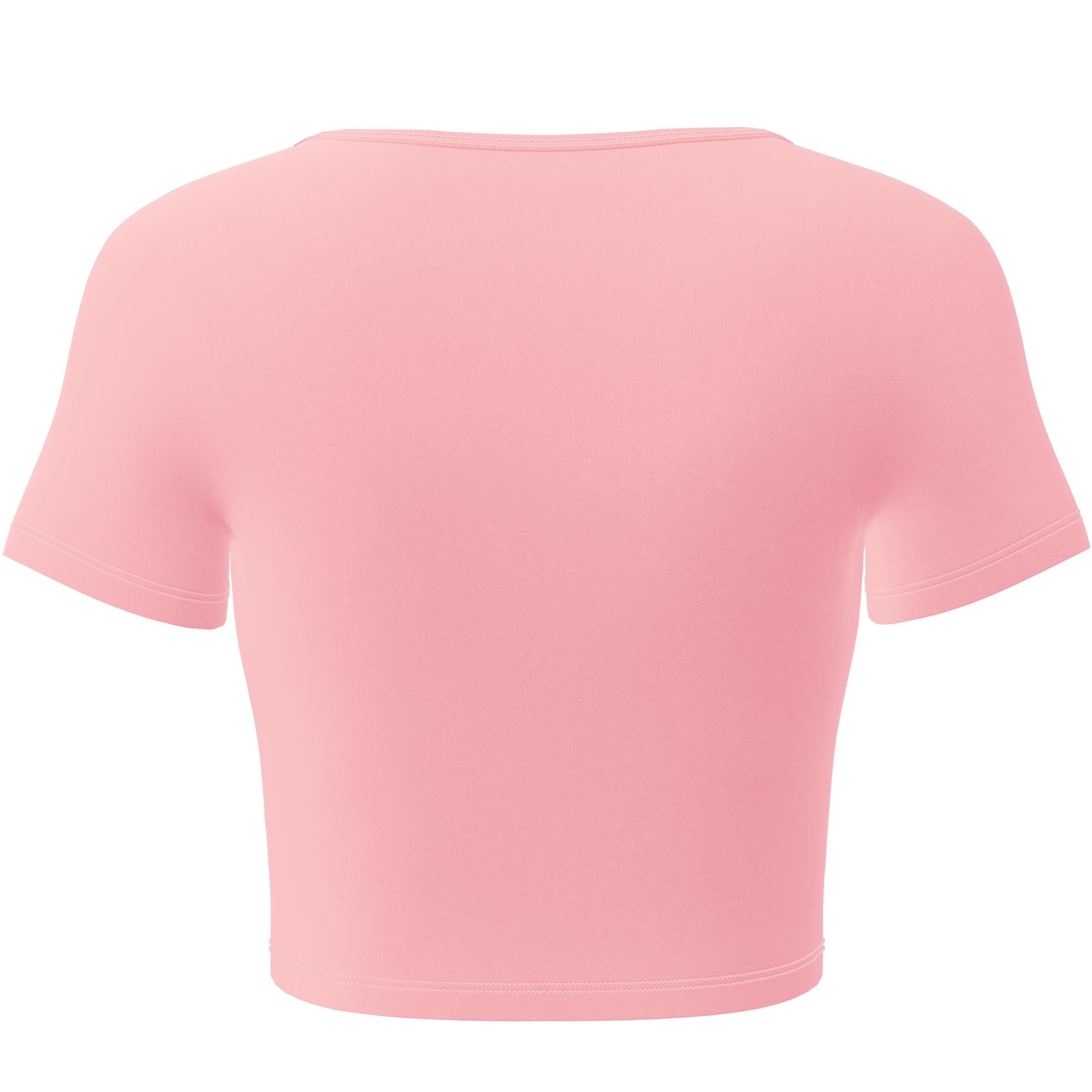 Women's Basic Crop Tops - Short Sleeve Scoop Neck Slim Fit T-Shirts | Cute Summer Fashion Tops for Casual Wear, Beach Outfits & Street Style