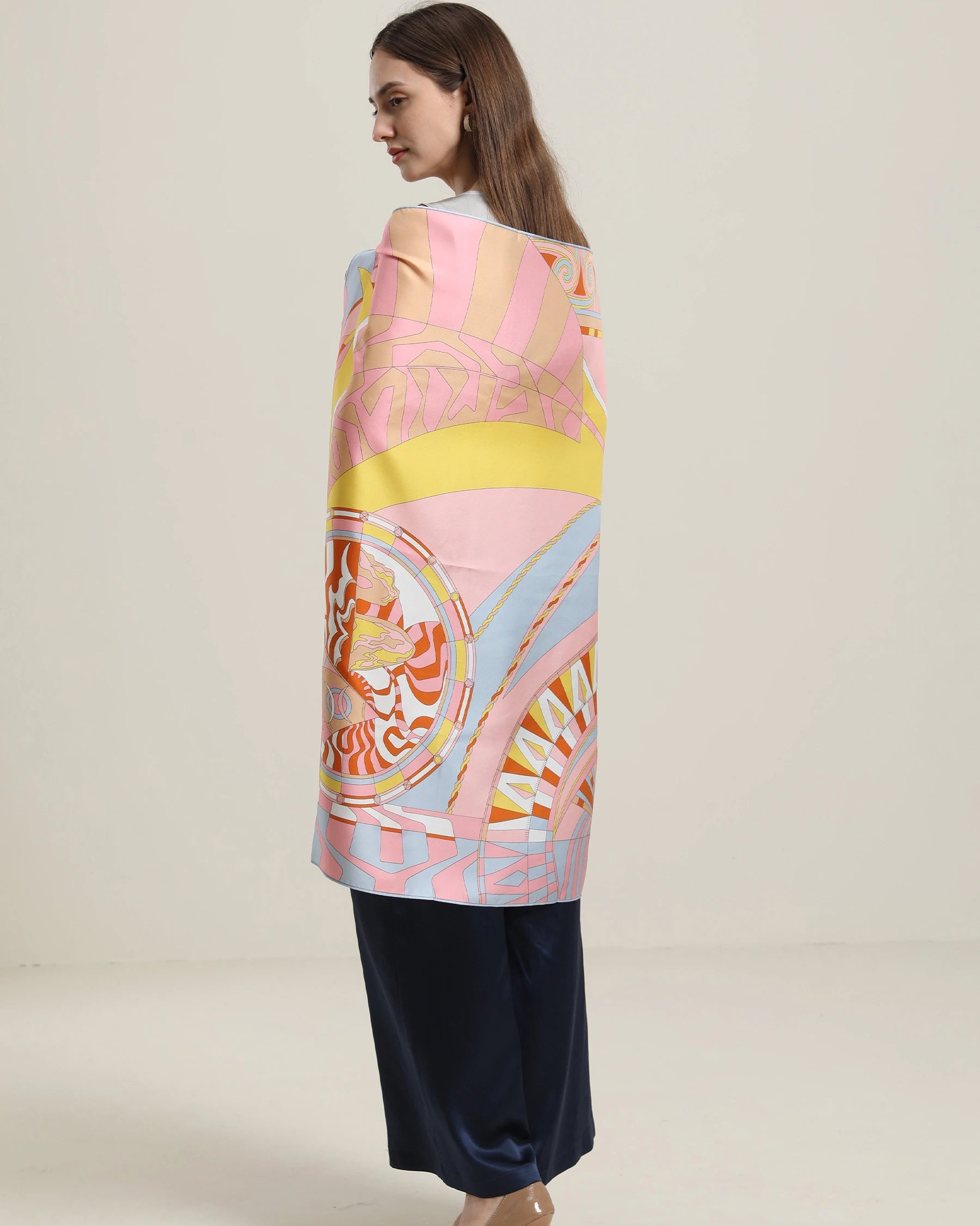 Luxury Pink Silk Scarf for Women - Soft Elegant Fashion Accessory - Perfect for Parties, Weddings & Everyday Wear