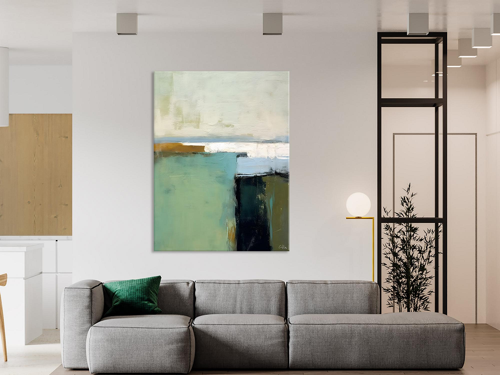 Extra Large Abstract Canvas Art for Bedroom & Dining Room | Modern Acrylic Wall Paintings | Original Contemporary Home Decor | Perfect for Living Room, Office & Hotel Decorations