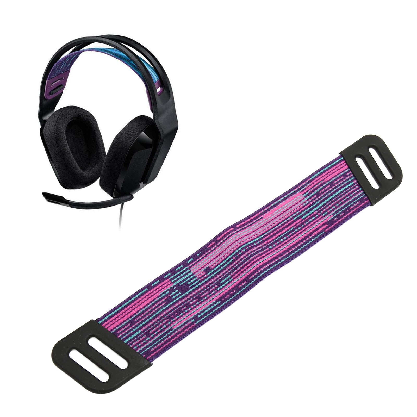 Replacement Headband Straps for Logitech G733 Wireless & G335 Wired Gaming Headsets - Durable Comfort Upgrade (Blue) | Perfect for Long Gaming Sessions & Professional Esports