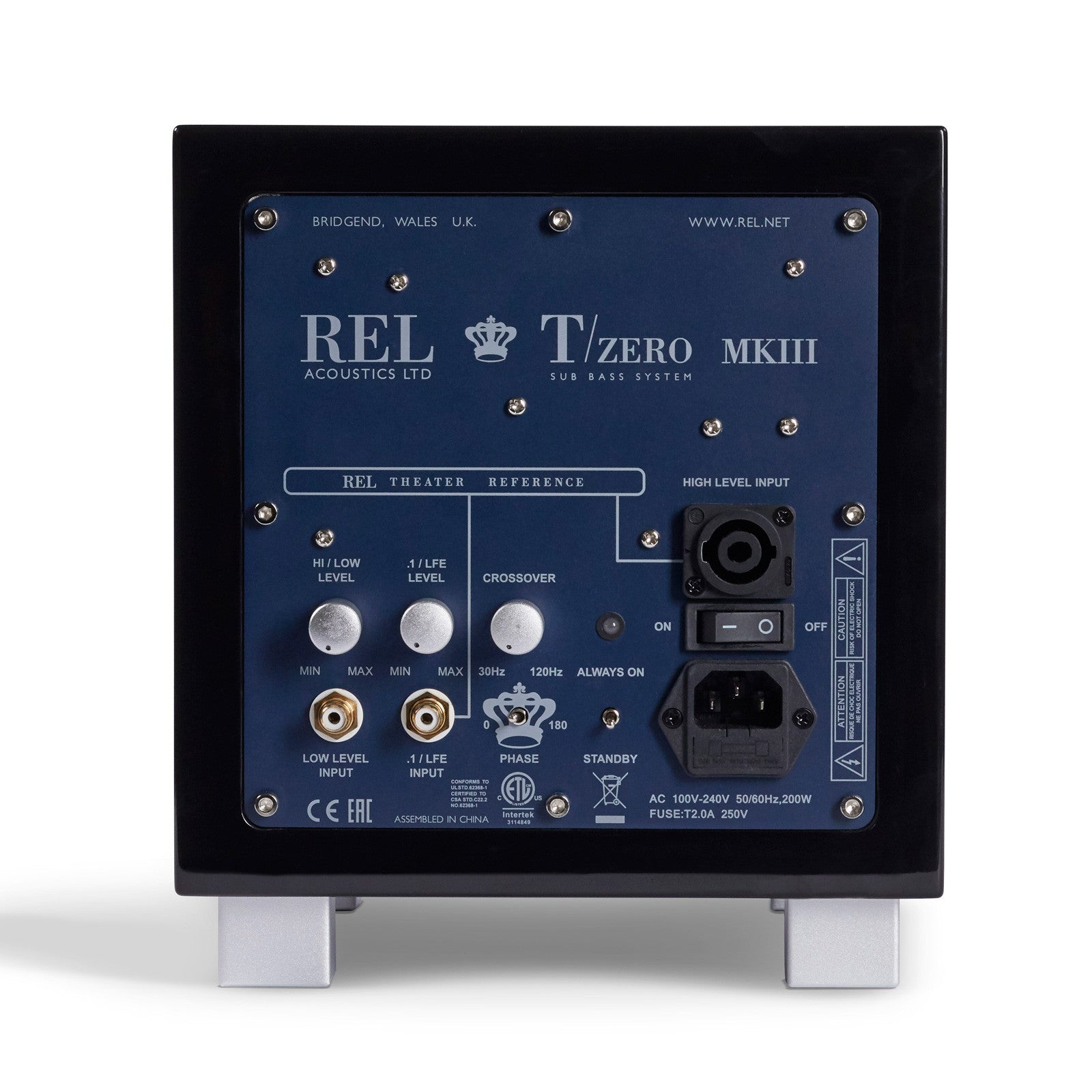 REL T Zero Mini Subwoofer - Compact High-Performance Subwoofer for Home Theater & Music | Perfect for Small Spaces & Audiophiles