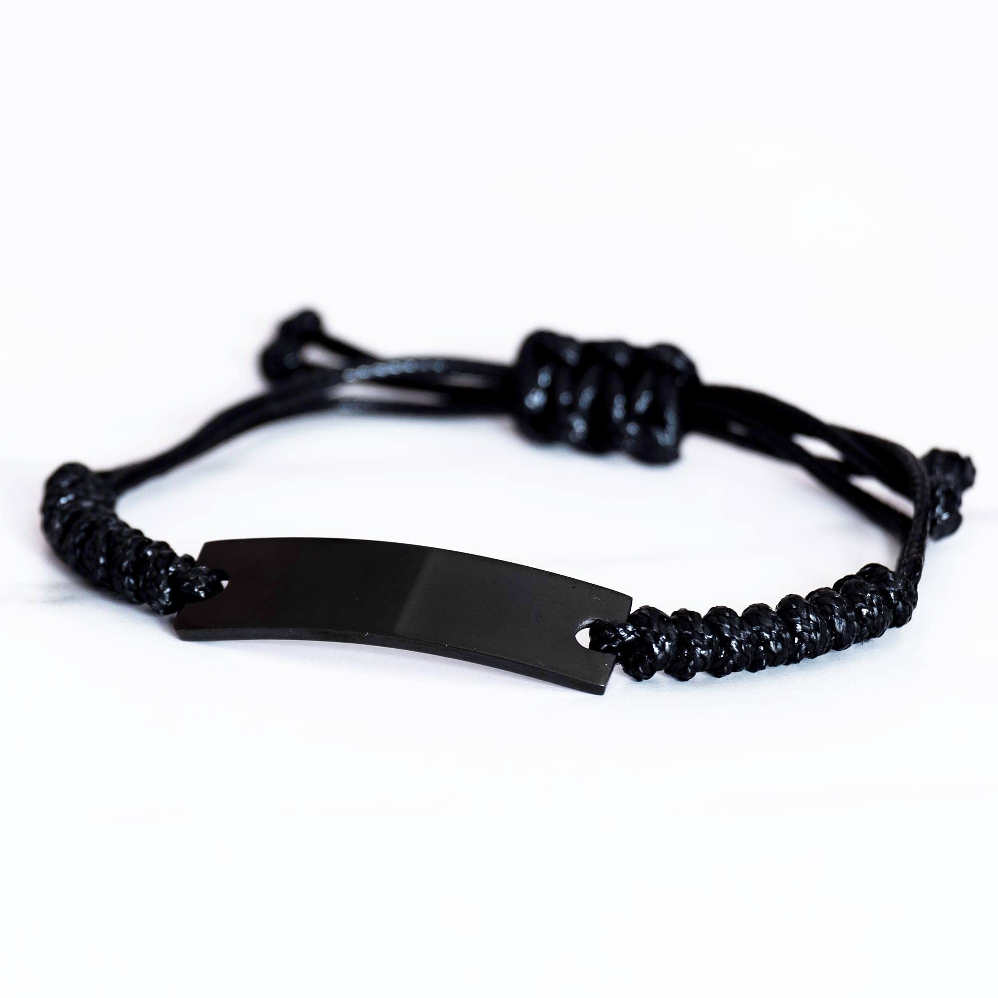 Funny Barber Bracelet - Inspirational 'Job I Never Dreamed' Birthday Gift for Men & Women - Adjustable Black Rope Wristband for Barbers, Hairstylists & Salon Professionals - Perfect Work Accessory & Conversation Starter
