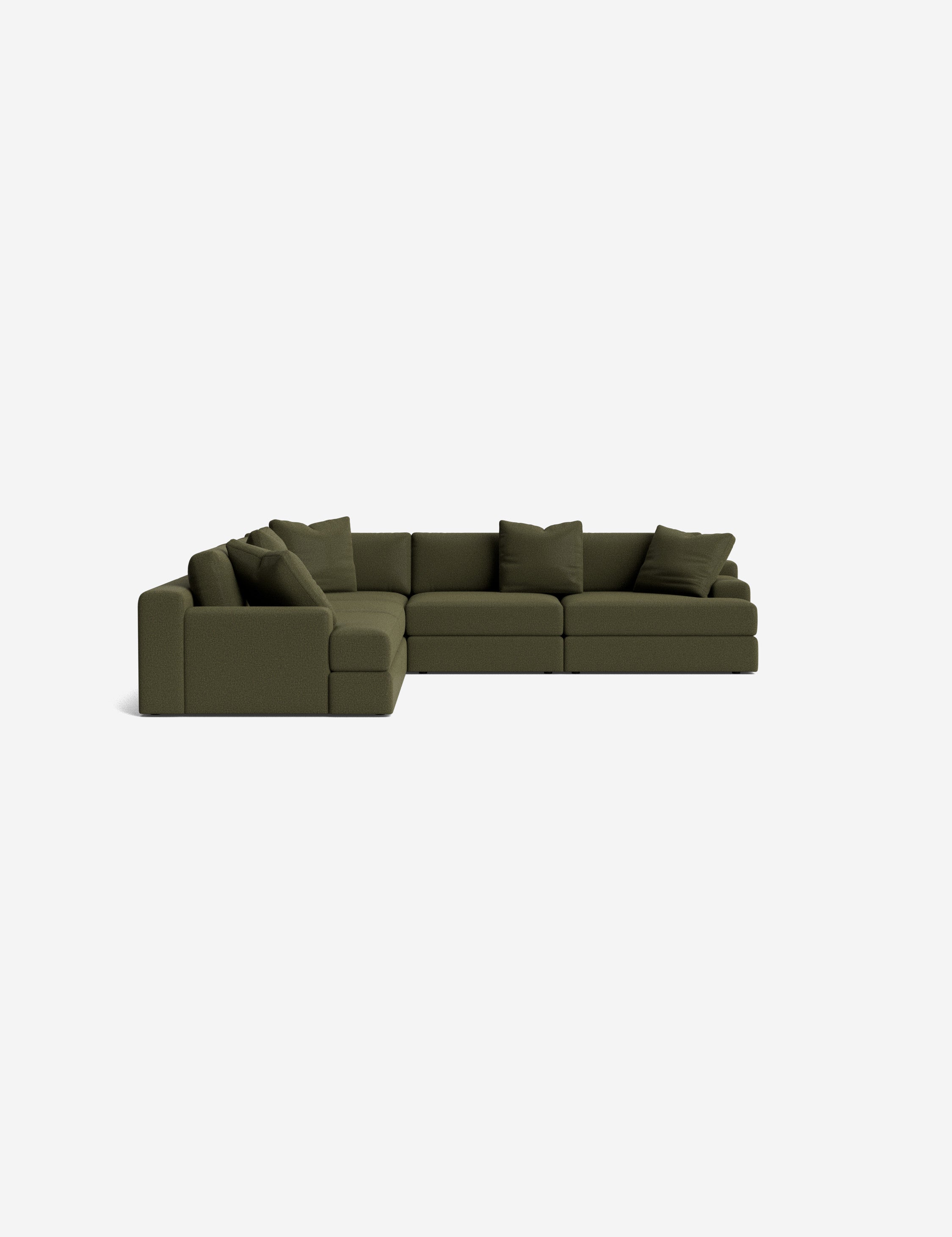 Felton Corner Sectional Sofa - Modern L-Shaped Couch with Reversible Chaise, Soft Fabric Upholstery for Living Room, Family Room & Small Spaces - Perfect for Relaxing, Movie Nights & Entertaining Guests