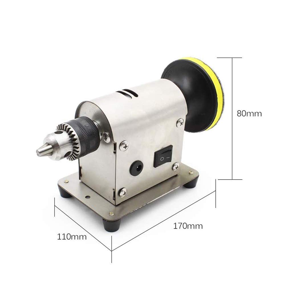 Multifunctional Jewelry Polishing Machine - 4500-9000 RPM Bench Buffer Grinder for Gemstones & Metals | Perfect for Jewelry Making, Watch Repair & DIY Crafting