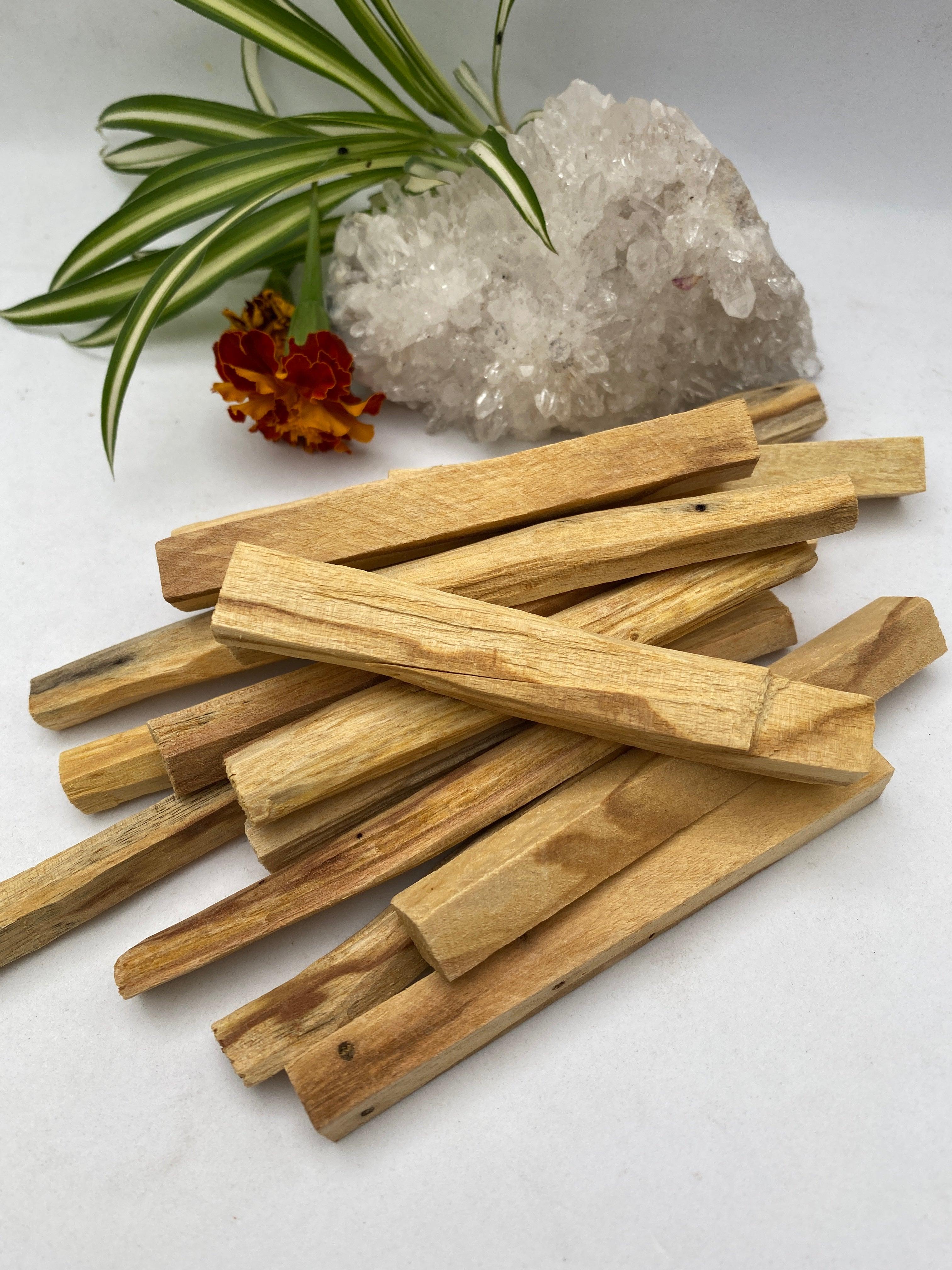 Organic Palo Santo Sticks - Natural Wood Incense for Meditation, Yoga & Spiritual Cleansing - Handcrafted Sacred Wood for Aromatherapy & Stress Relief