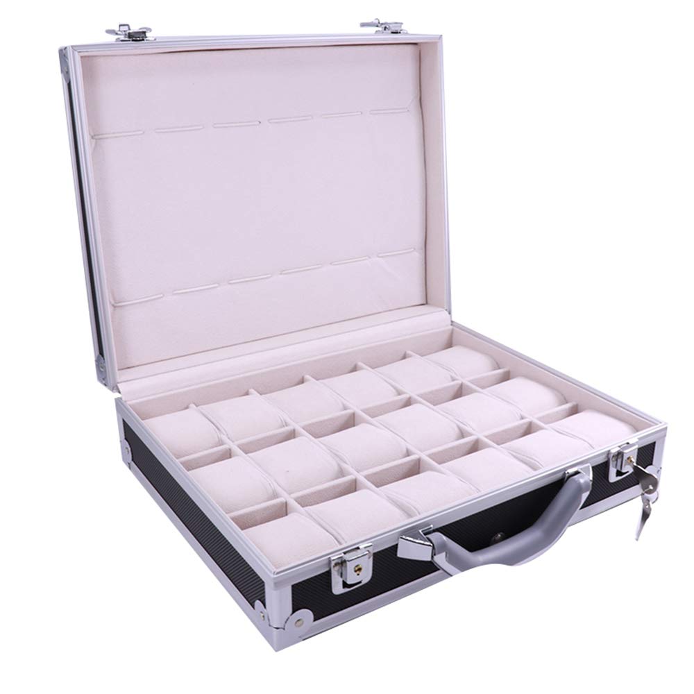 Large-Capacity Aluminum Storage Box - Portable & Durable Organizer for Home, Office, Camping & Travel - Black