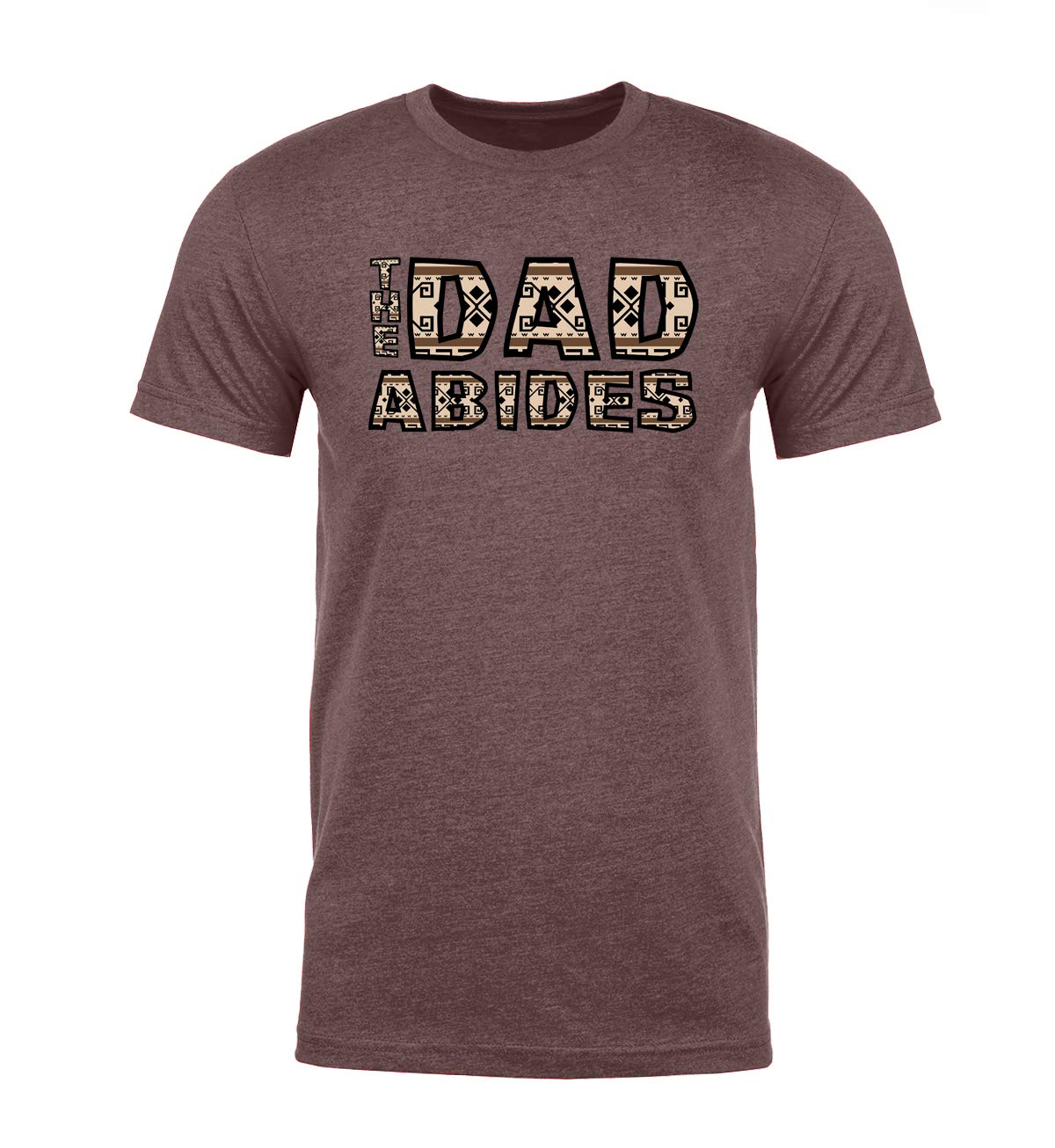 Dad Abides Graphic T-Shirt for Men | Mato & Hash Pop Culture Tee | Funny Movie Quote Shirt for Casual Wear & Gifts