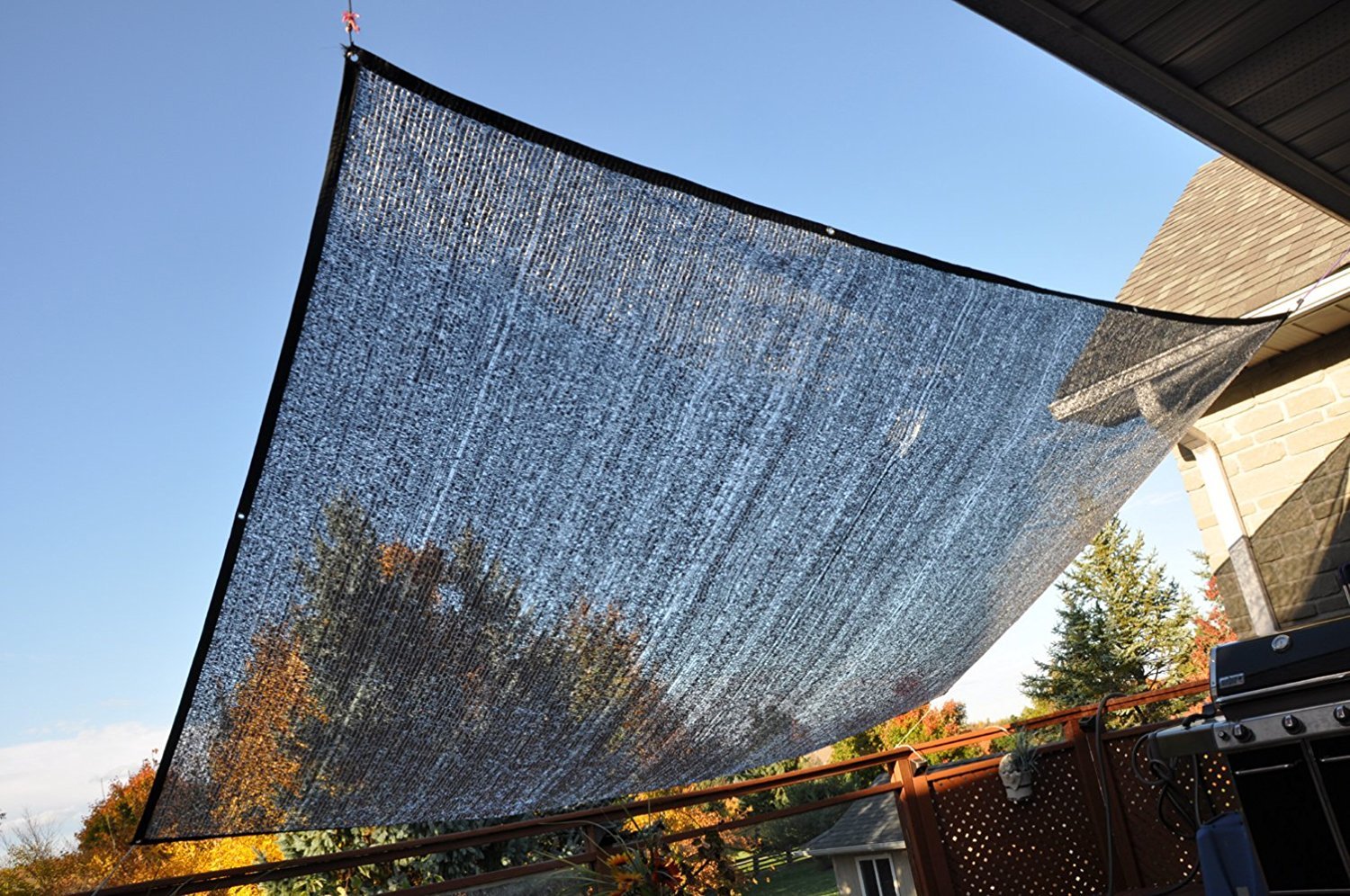 Cool Runners Aluminet 70% Heat Reflective Shade Cloth - 6.5' x 6' Silver UV Protection Sun Shade Panel for Garden, Greenhouse & Outdoor Patio Cover