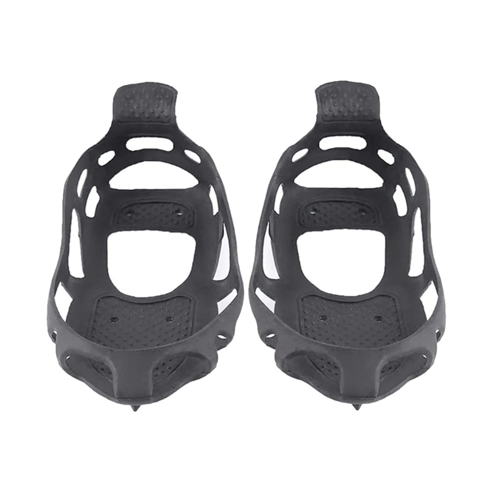 XIAOHU 24-Tooth Anti-Slip Shoe Spikes - Ice Cleats & Crampons for Hiking, Camping, Skiing - Durable Outdoor Climbing Accessories (Medium Size) | Perfect for Snowy Trails, Icy Sidewalks & Mountain Adventures