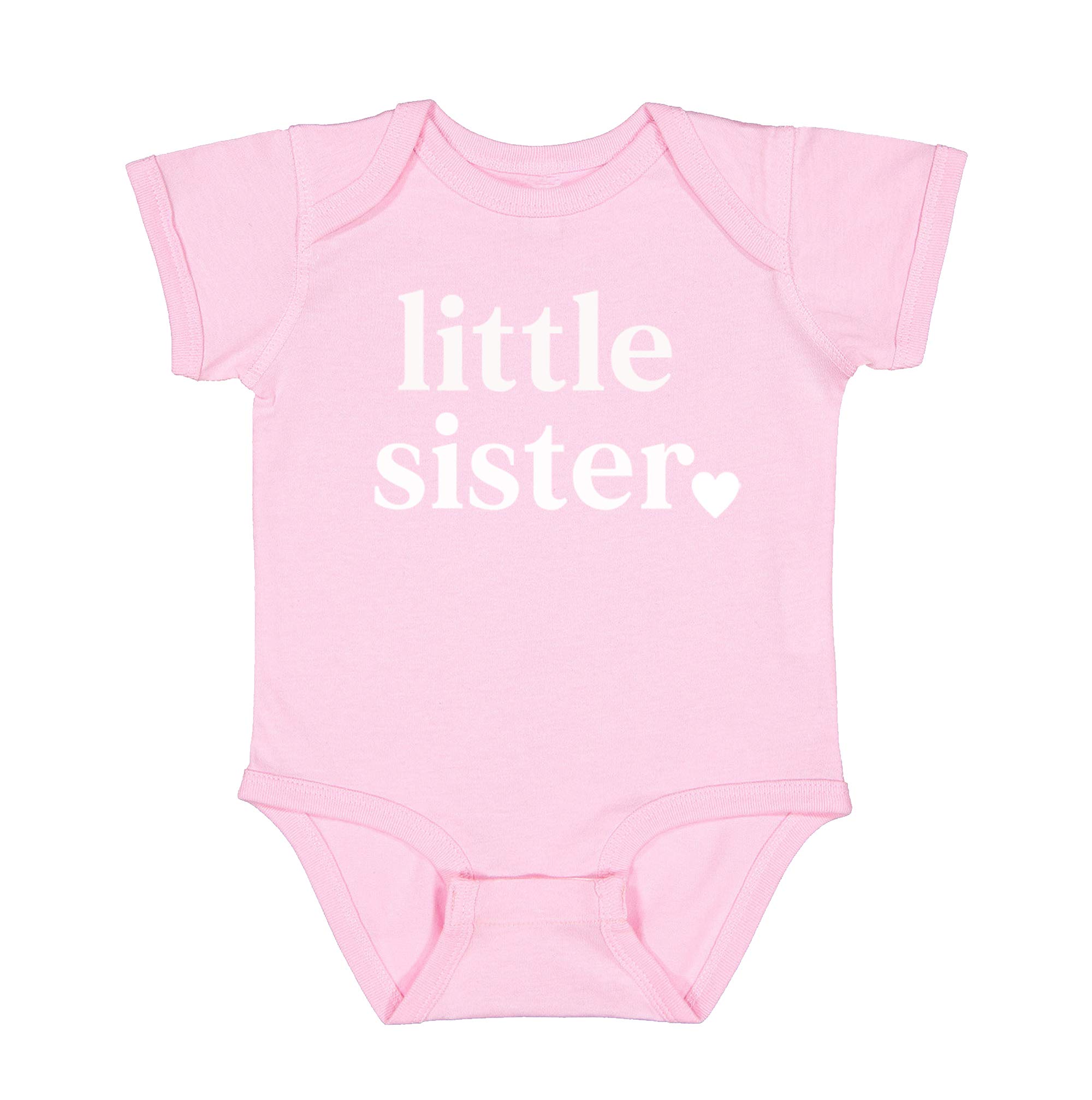 Big Sister & Little Sister Matching Sibling Reveal T-Shirts for Girls - Toddler & Baby Announcement Outfits - Perfect for Gender Reveal Parties & Family Photoshoots