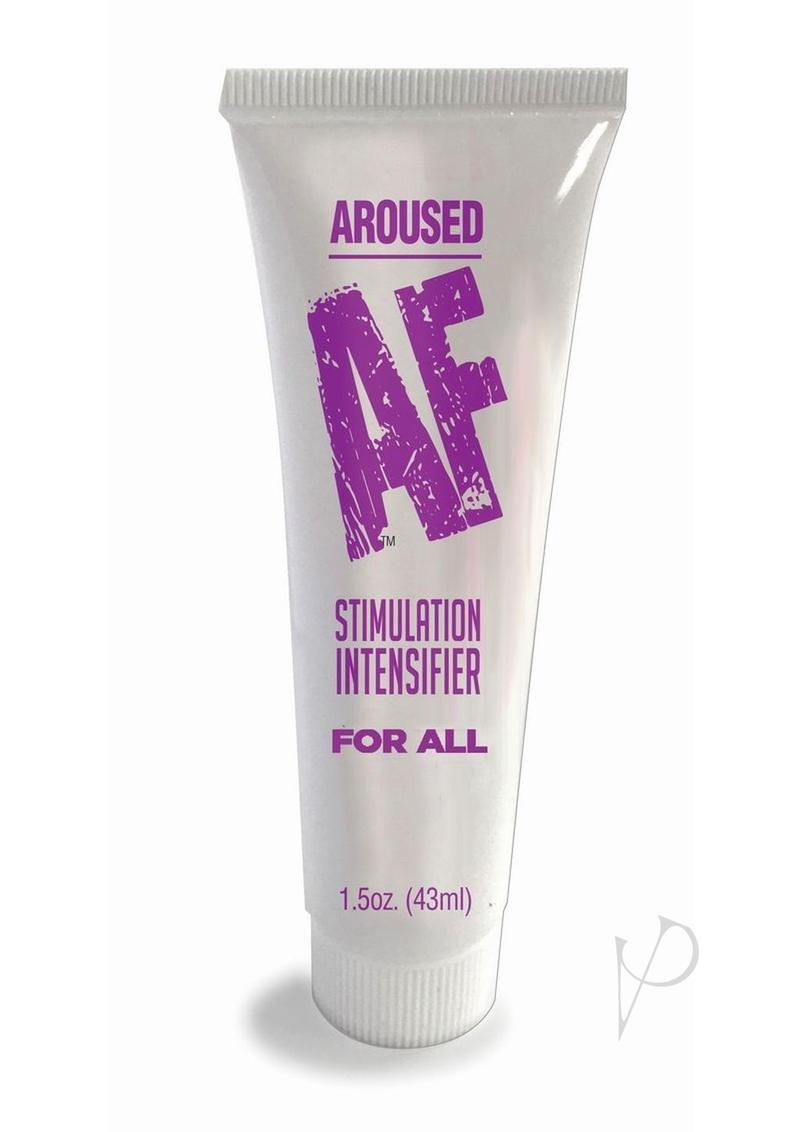 Aroused AF Stimulation Intensifier Cream for Men & Women - 1.5oz Sensual Massage Lotion for Couples Intimacy & Romantic Nights