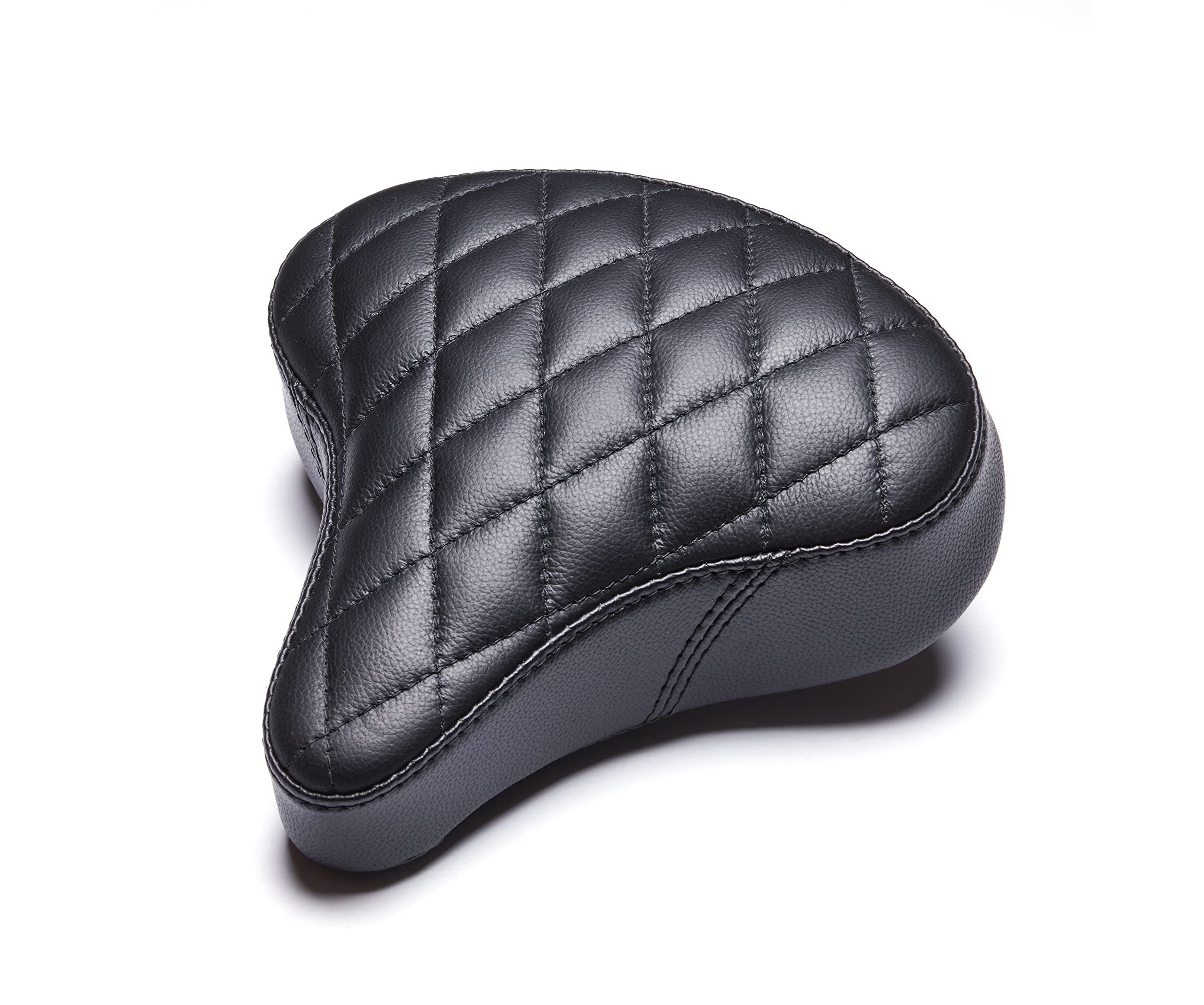 AIRHAWK Inflatable Comfortable Air-Cell Bike Seat for Cycling, Electric Bikes & Exercise - Diamond Stitch or Genuine Leather Cover - Perfect for Long Rides, Commuting & Outdoor Adventures