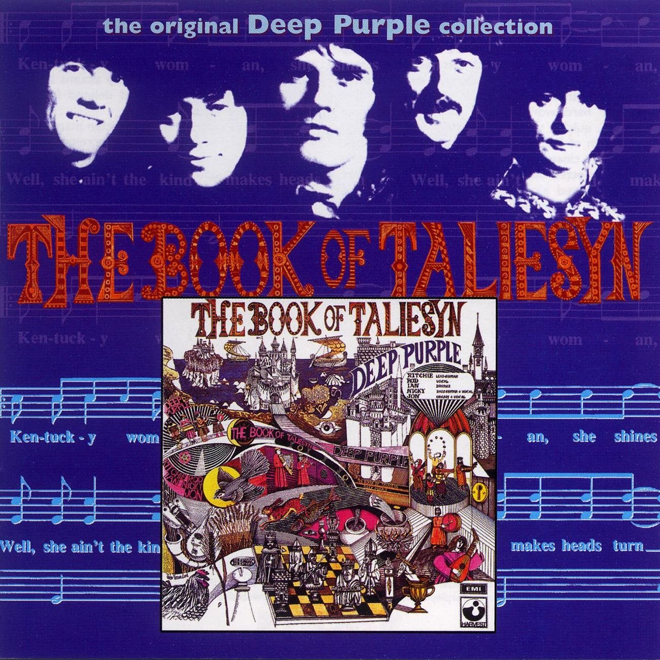 The Book of Taliesyn - Classic Rock Vinyl LP | Deep Purple Collector's Edition | Perfect for Music Lovers & Vintage Vinyl Enthusiasts | Great for Home Listening, Gifts & Record Collections