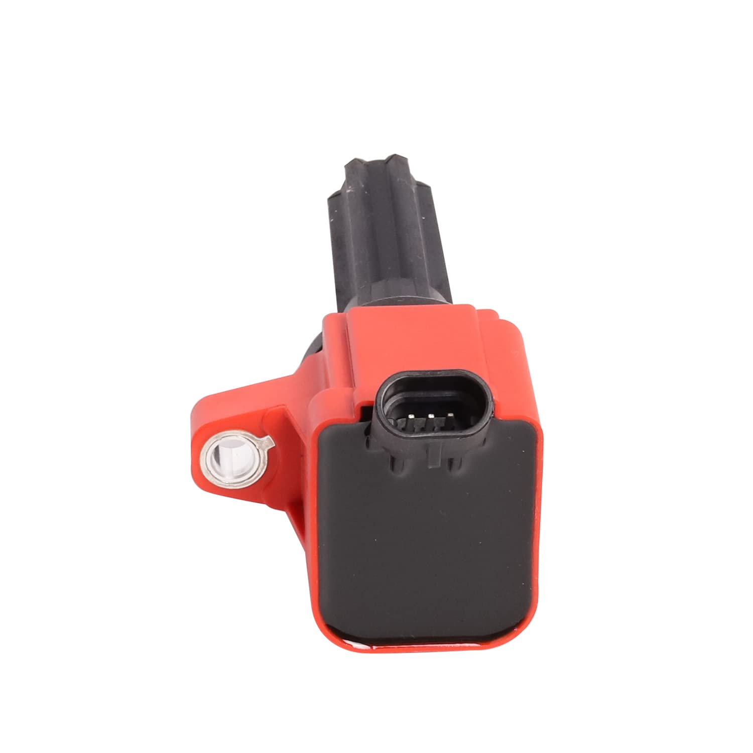 5-Pack Red Ignition Coil & Iridium Spark Plug Set - Compatible with Chevrolet Colorado, Canyon, H3, Rainier, Trailblazer, Ascender 3.7L 4.2L (2007-2012) - Replaces 12496547, UF497, 5019, C1558 - Perfect for Engine Performance Upgrades & DIY Auto Repairs