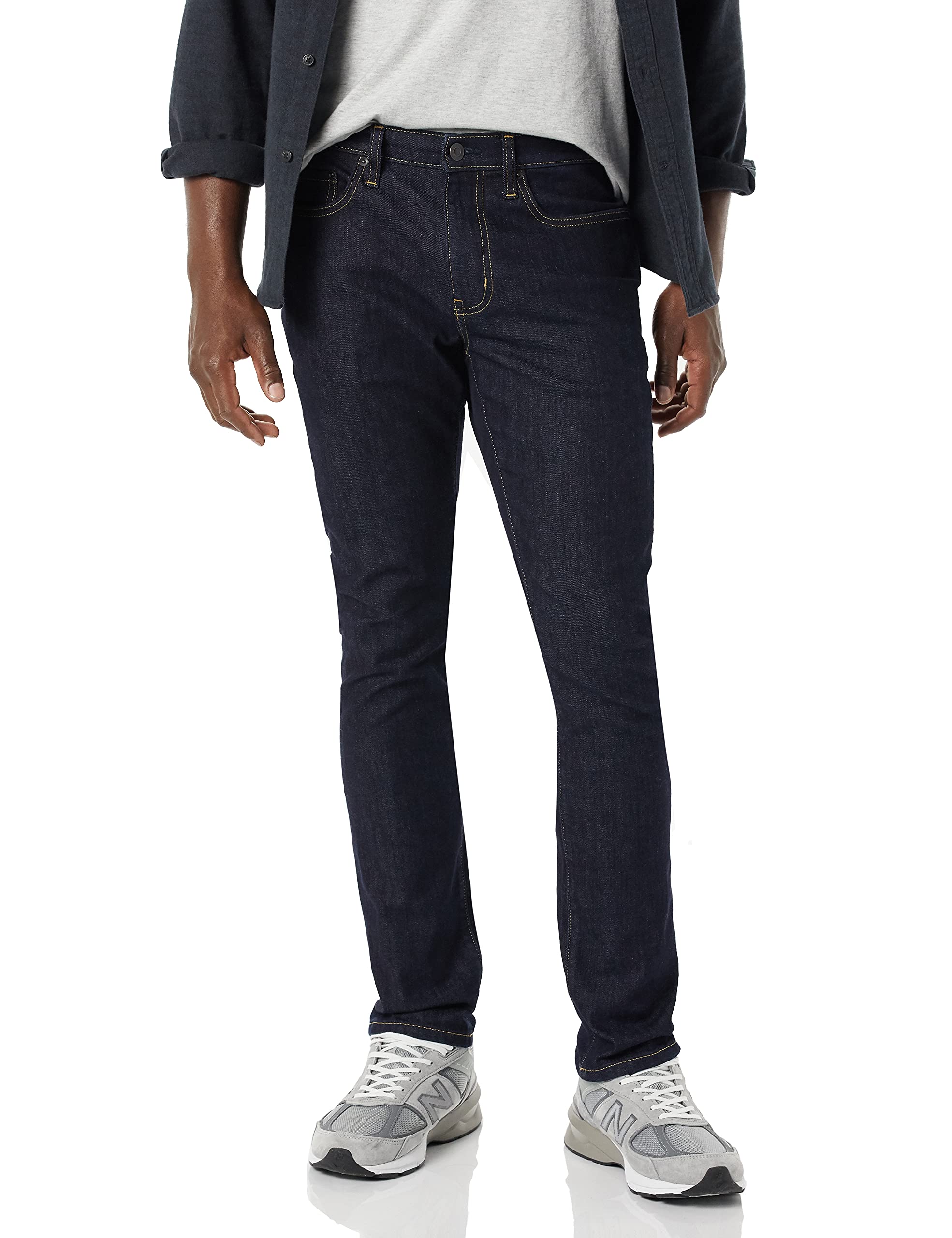 Amazon Essentials Men's Skinny-Fit High Stretch Jeans - Comfortable Slim Fit Denim Pants for Casual Wear & Everyday Outfits