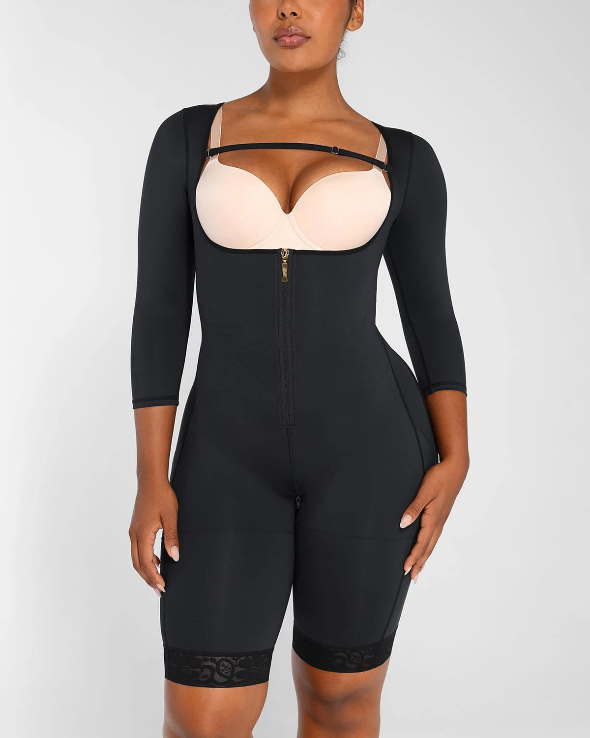 AirSlim® Open Bust Butt Lifting Bodysuit - Shapewear for Women, Tummy Control & Booty Enhancement | Perfect for Dresses, Jeans & Special Occasions