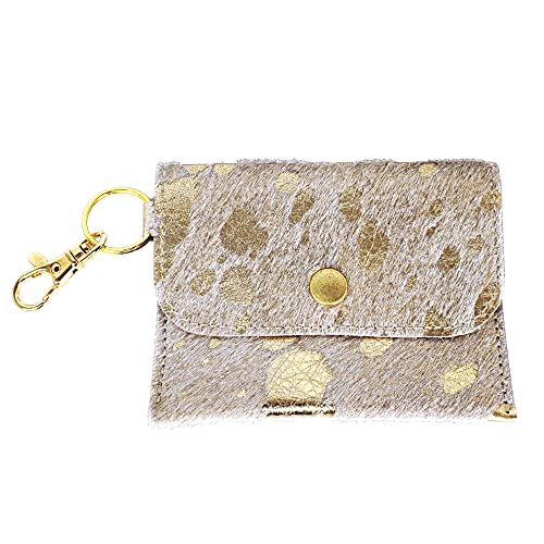 Gold Acid Wash Cowhide