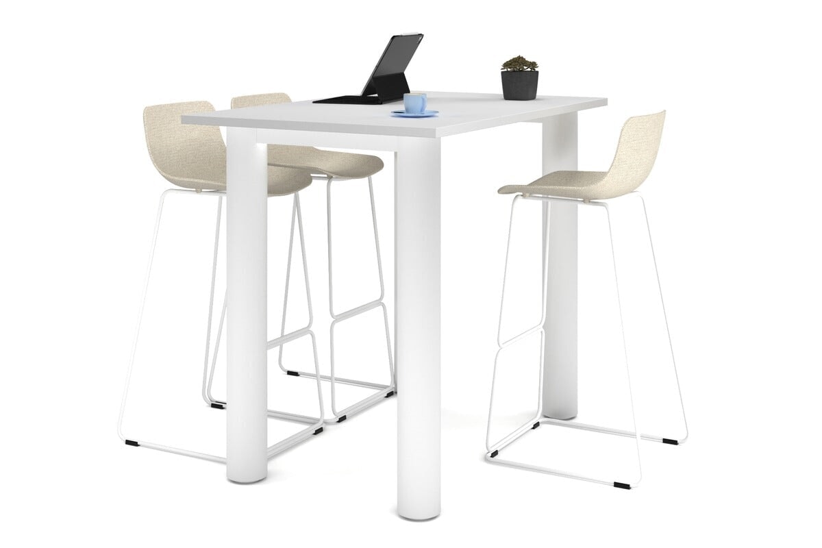 Quadro Cylinder Legs Counter Table - 47.2