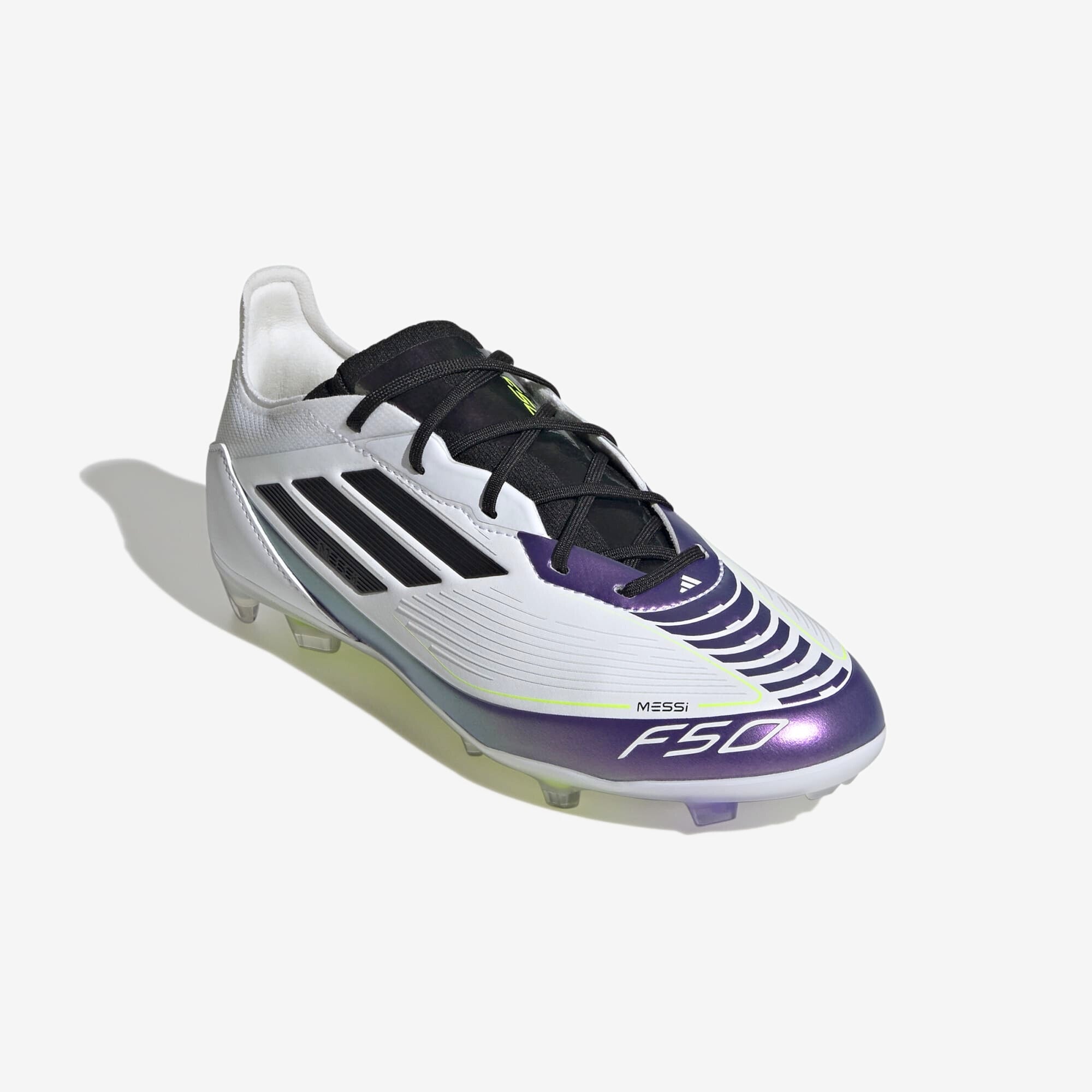 adidas Jr. Messi F50 Pro Soccer Cleats - Youth Football Shoes for Boys with Lightweight Design & Superior Traction - Perfect for Training, Matches & Outdoor Play