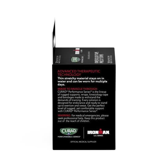 CURAD Performance Series Kinesiology Tape - Breathable Athletic Sports Tape for Pain Relief & Muscle Support - Ideal for Running, Yoga, CrossFit & Physical Therapy