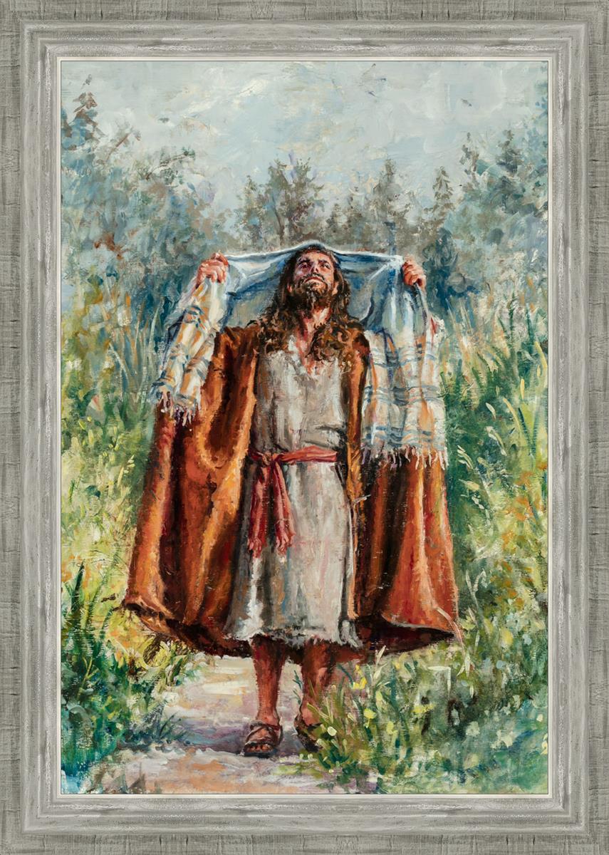 Jesus in the Wilderness - Religious Wall Art for Home & Church Decor - Inspirational Christian Gift for Prayer & Meditation Spaces