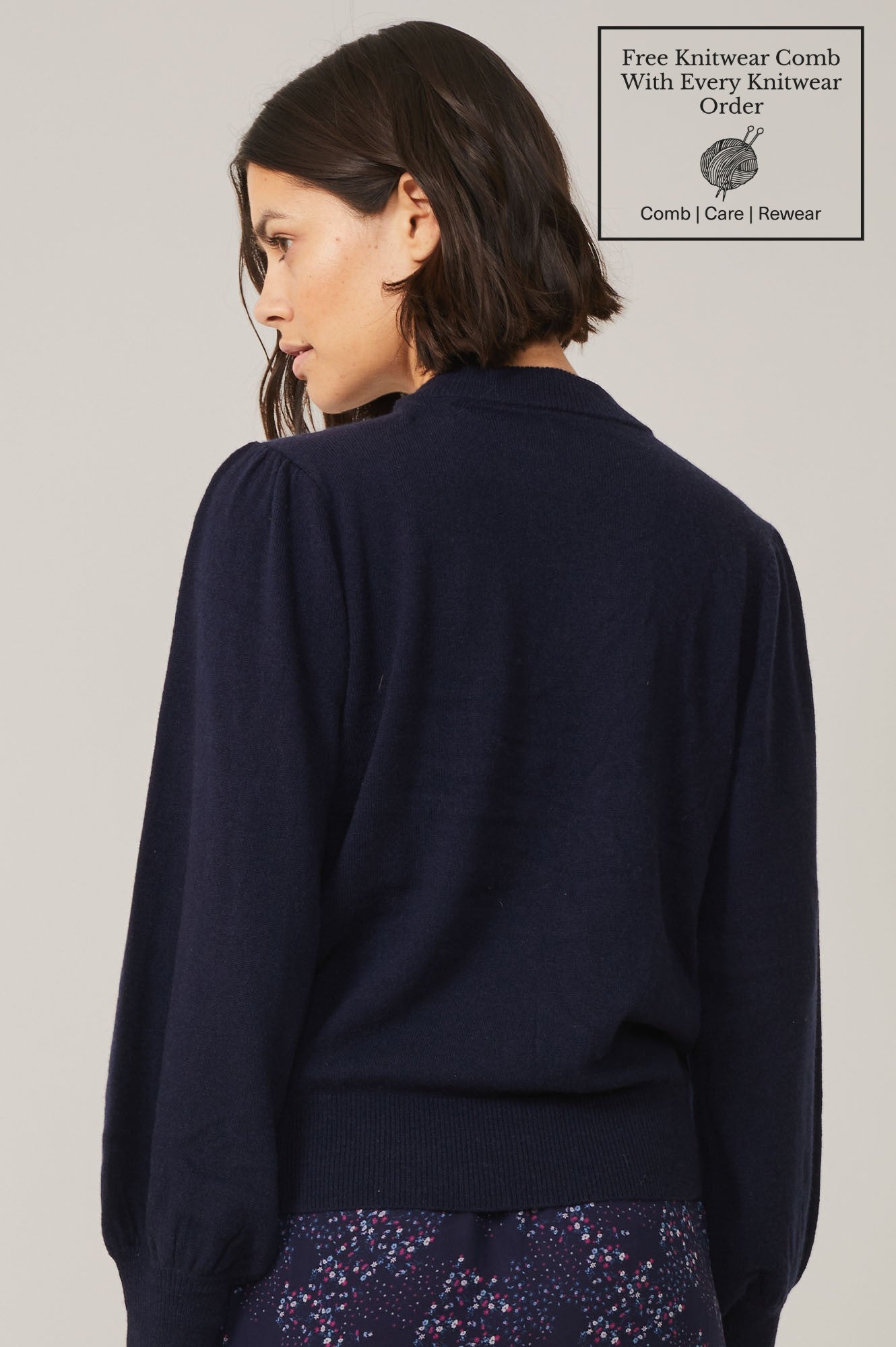 Premium Merino Wool Cashmere Blend Crew Neck Sweater for Men & Women | Soft & Warm Winter Pullover | Navy Blue | Perfect for Casual Wear, Office & Outdoor Activities