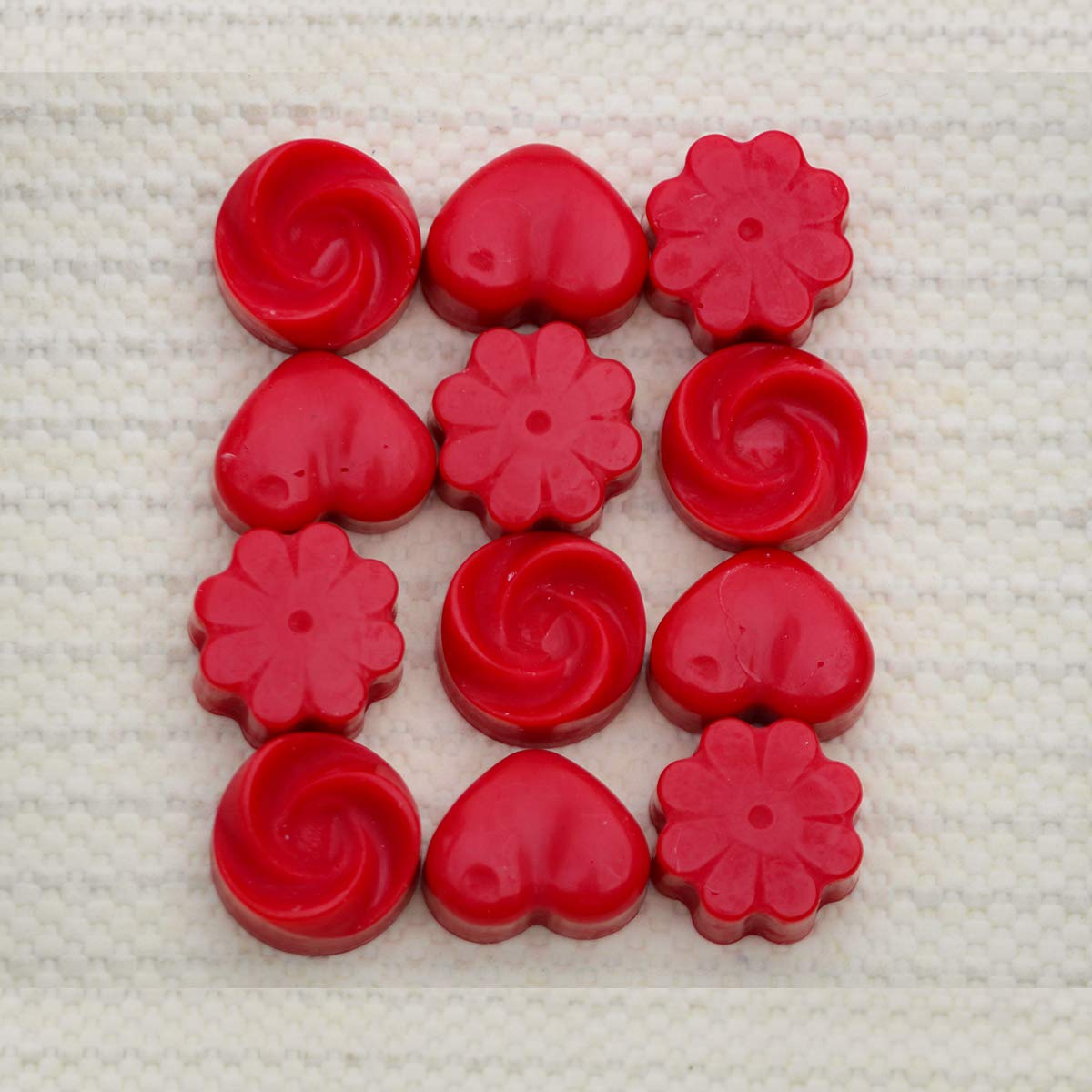 Premium Scented Soy Wax Melts - 100% Pure Soy Wax & Natural Fragrance Oils | Eco-Friendly, Long-Lasting Aromatherapy for Home | Perfect for Electric Wax Warmers & Tealight Burners (Rose Scent, 12-Pack) - Ideal for Relaxation, Stress Relief & Home Fragrance