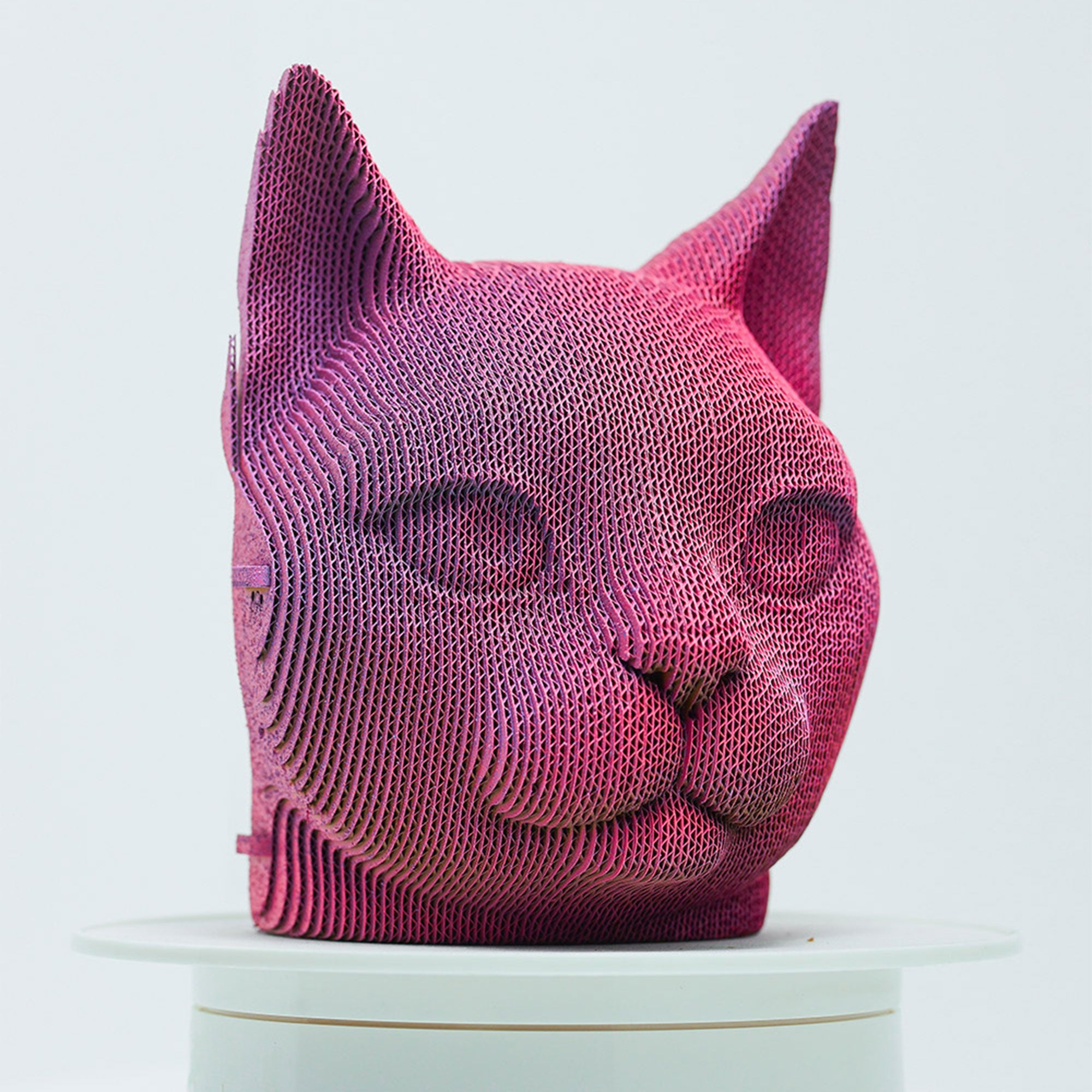 3D Cardboard Puzzle - DIY Cat Model Kit for Adults & Kids | Fun Educational Toy for Home Decor, Gifts & STEM Learning Activities