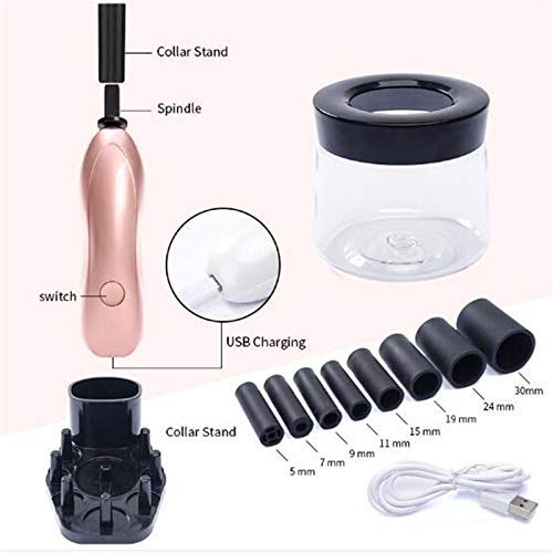 Rechargeable Electronic Makeup Brush Cleaner - Fast & Efficient Painting & Cosmetic Brush Washing Machine for Artists & Makeup Lovers | Perfect for Home Studio & Professional Use