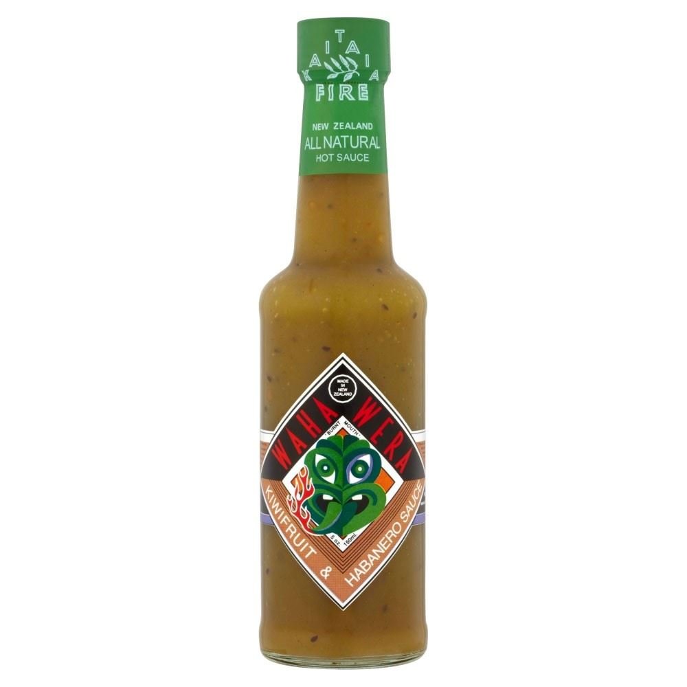 Kaitaia Feuer Mund & Habanero Hot Sauce - Extra Spicy Chili Pepper Sauce (5oz/150ml) - Perfect for Tacos, Wings, Burgers & BBQ