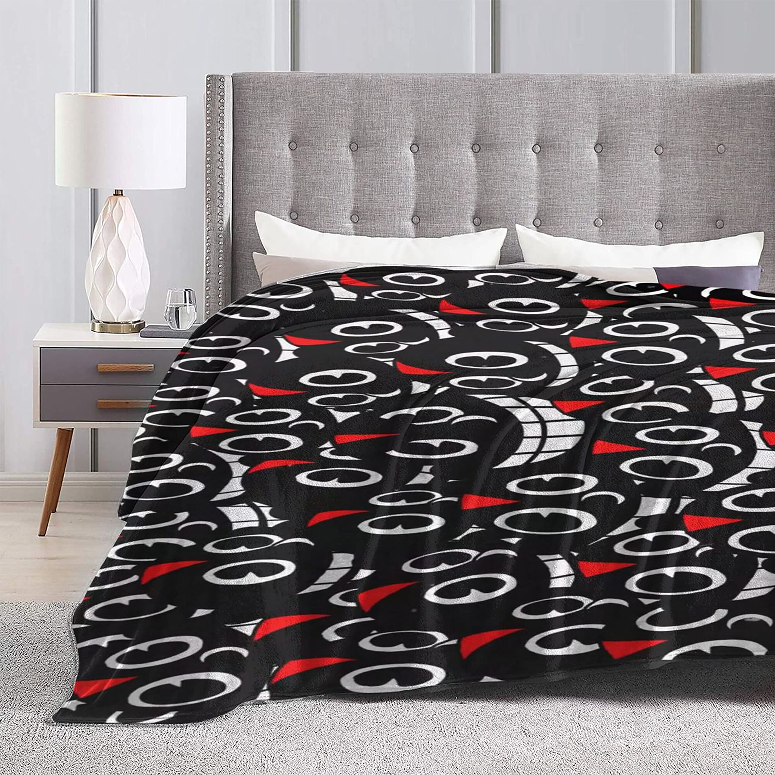 Ultra-Soft Lil Darkie Micro Fleece Blanket - Lightweight & Cozy Plush Throw for Couch, Living Room, Bed - Perfect for Adults & Kids - Warm Winter Blanket for Snuggling, Movie Nights & Home Decor