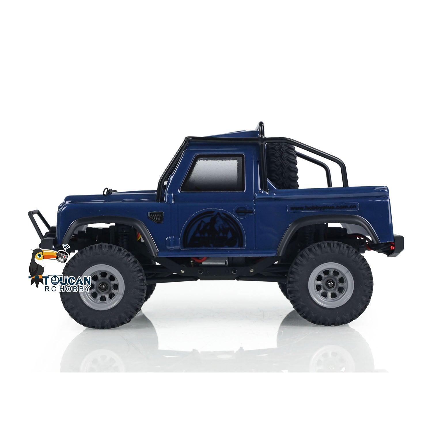 1/24 Scale Mini Remote Control Climbing Crawler Car - 4x4 4WD Off-Road RC Vehicle with Light & ESC - Electric Toy Car for Kids & Adults - Perfect for Indoor Crawling, Outdoor Adventures & RC Racing