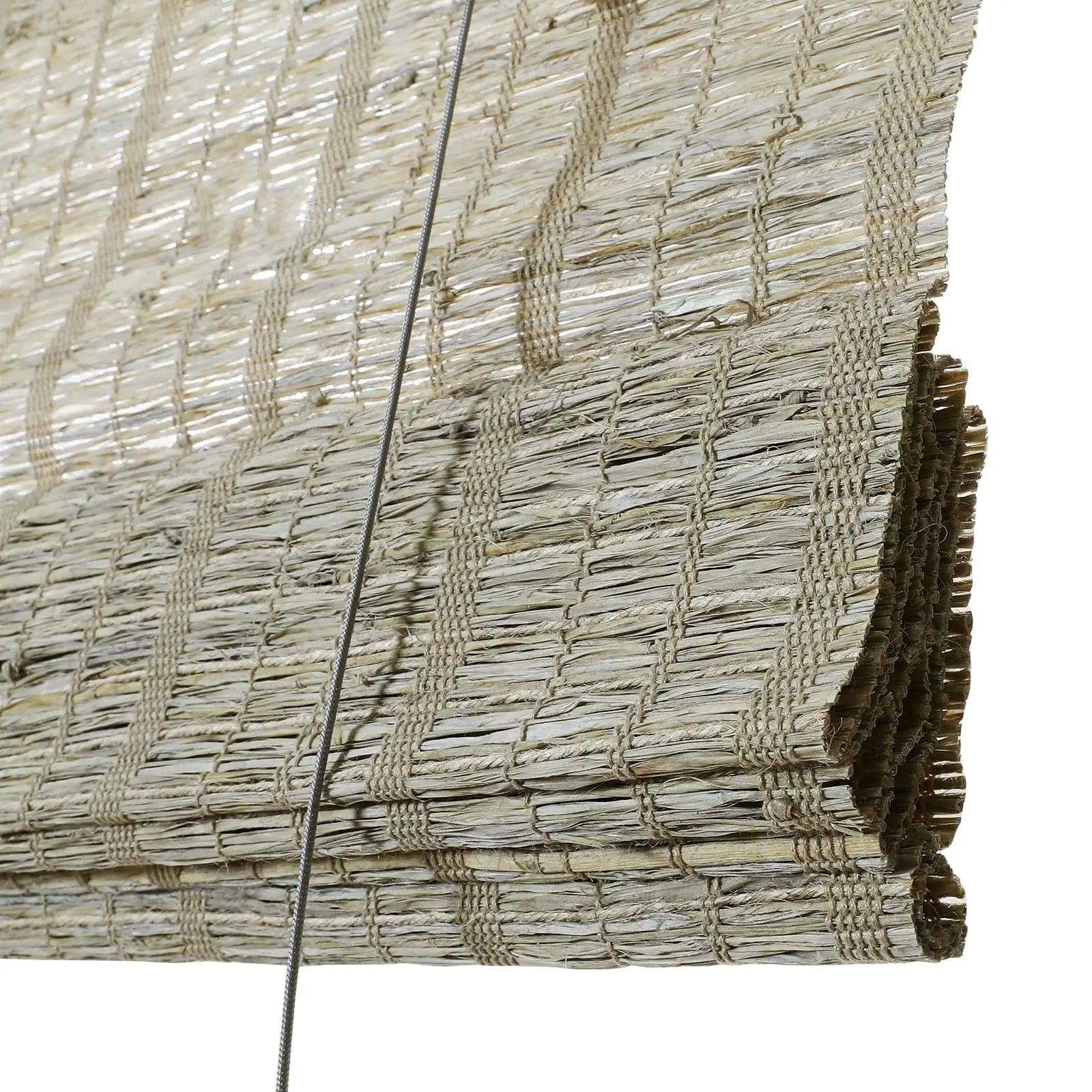 Natural Jute Bamboo Woven Window Shade - Eco-Friendly Straw Blinds for Sun Protection & Privacy - Perfect for Living Room, Bedroom & Patio Decor