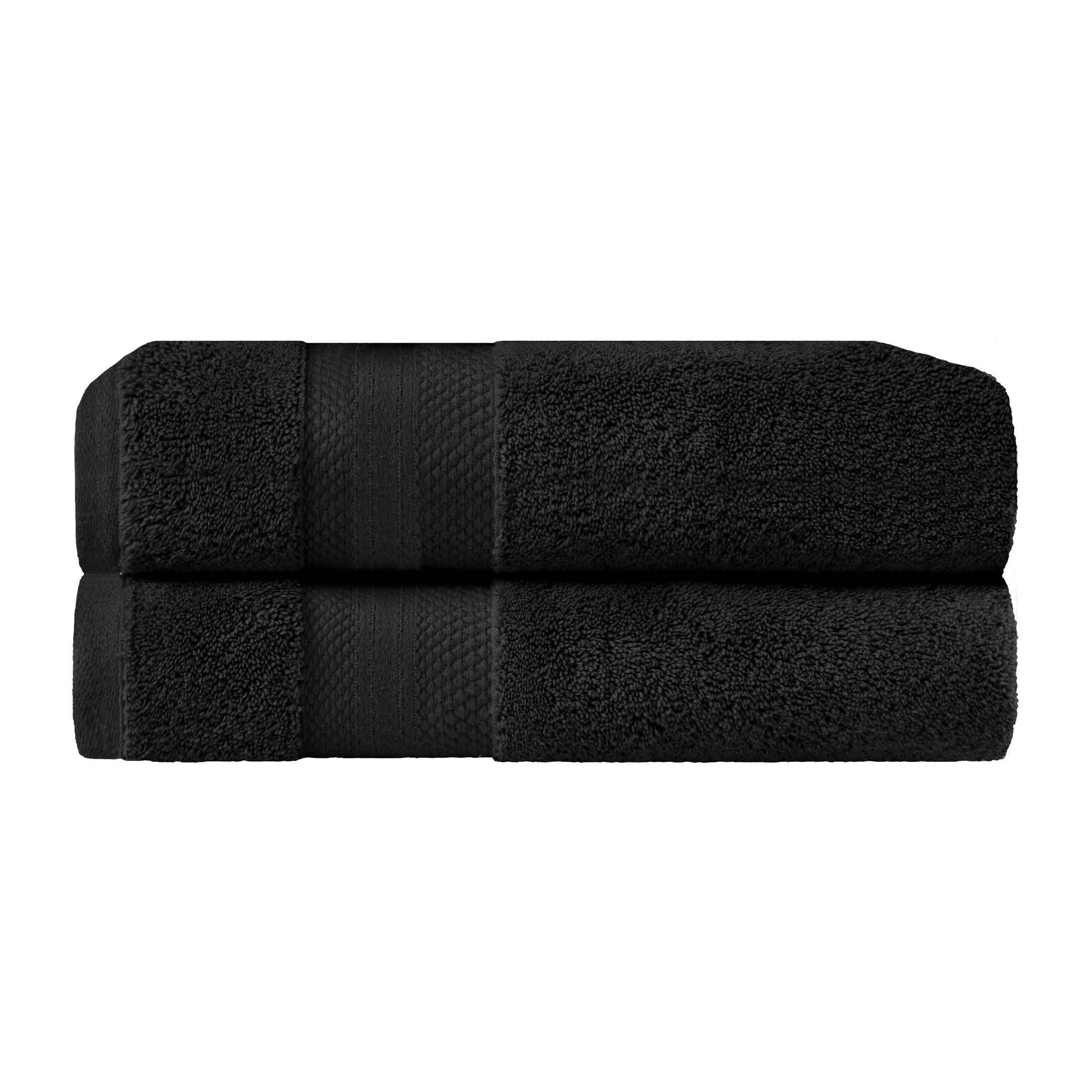 Premium 2-Piece Ultra Plush Turkish Cotton Bath Towel Set - Highly Absorbent, Soft & Luxurious for Spa, Bathroom, and Beach Use