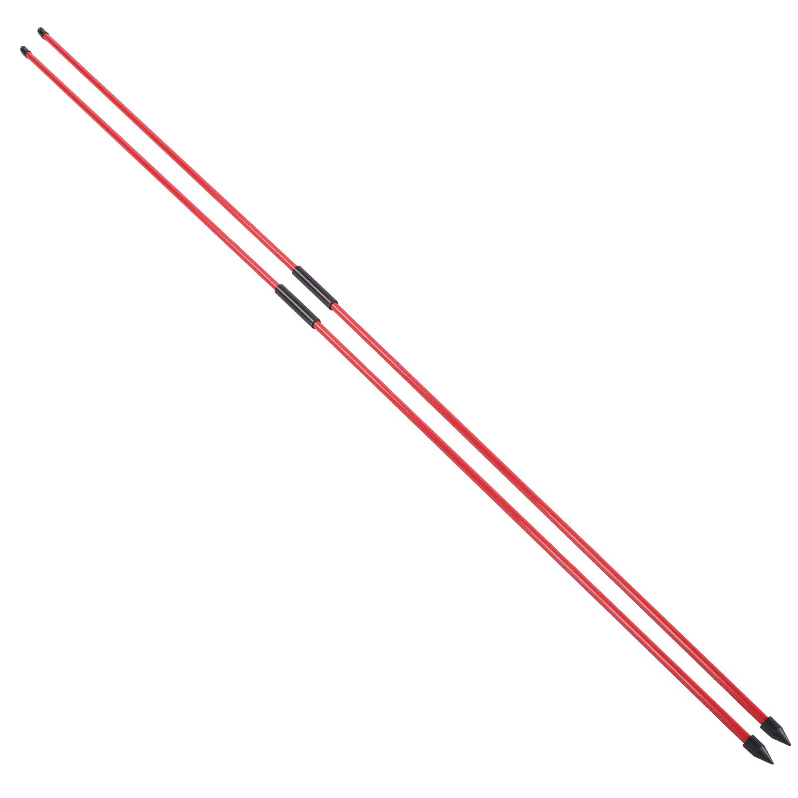 Premium Golf Alignment Sticks - Strong & Durable Training Aid for Golfers | Perfect for Driving Range Practice, Swing Alignment & Beginner Training | Includes Carry Bag for Easy Transport