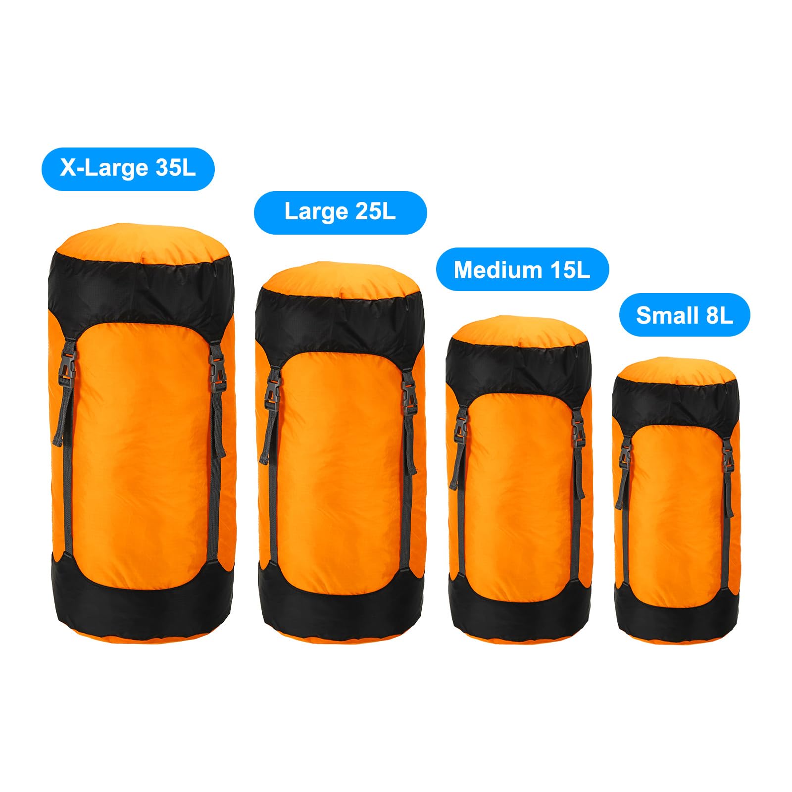 PATIKIL Waterproof Compression Sack for Sleeping Bags & Camping Gear - Lightweight Travel Storage for Backpacking, Hiking & Outdoor Adventures