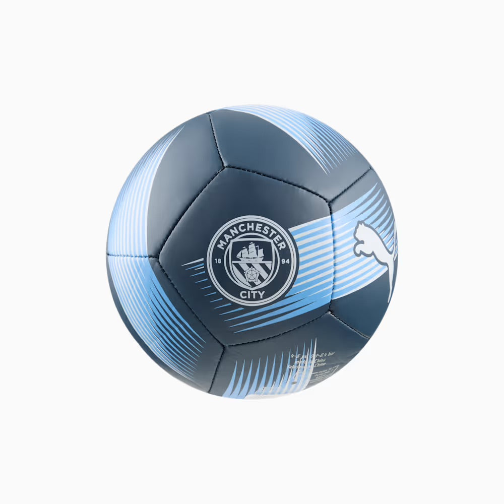 Manchester City FC Mini Football - Official Team Logo Soccer Ball for Kids & Adults - Perfect for Indoor, Outdoor, Backyard & Training Sessions