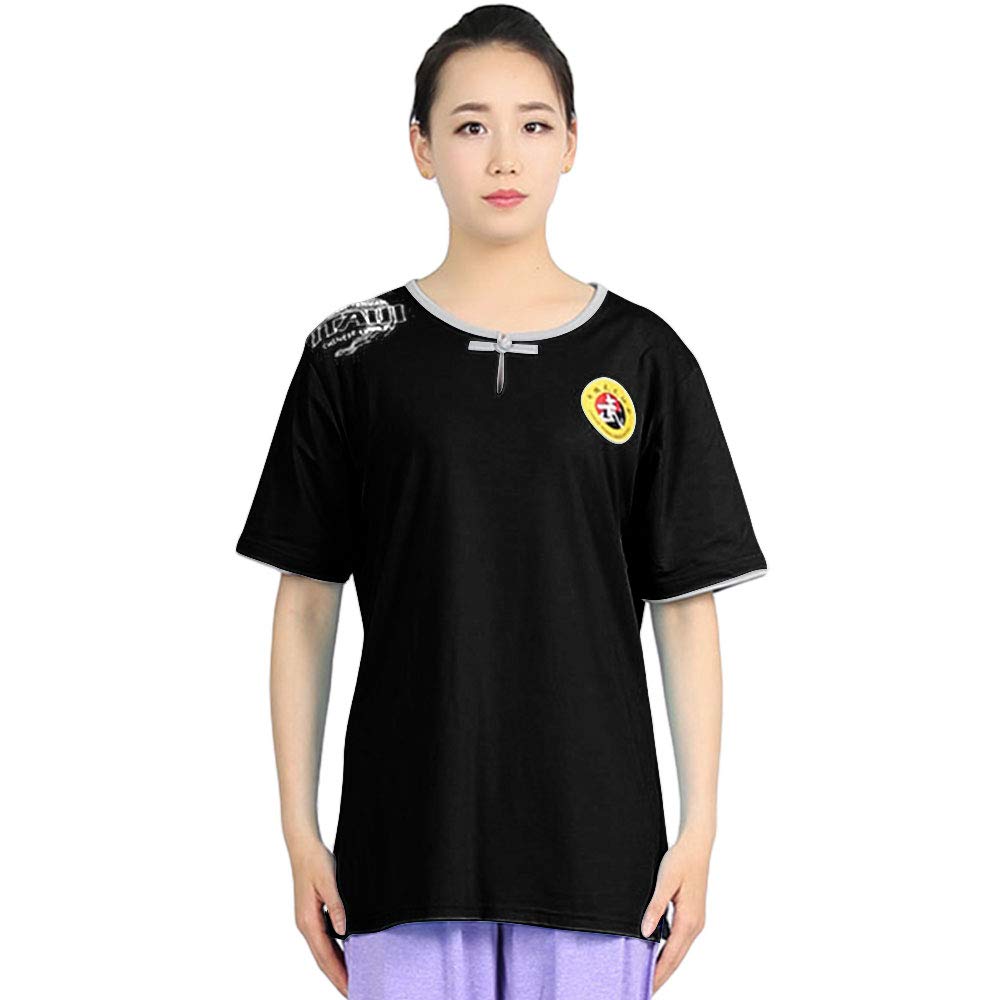 ZooBoo Stretch Cotton Tai Chi Martial Arts T-Shirt for Women & Men - Comfortable Short Sleeve Top for Tai Chi Practice, Kung Fu Training & Casual Wear