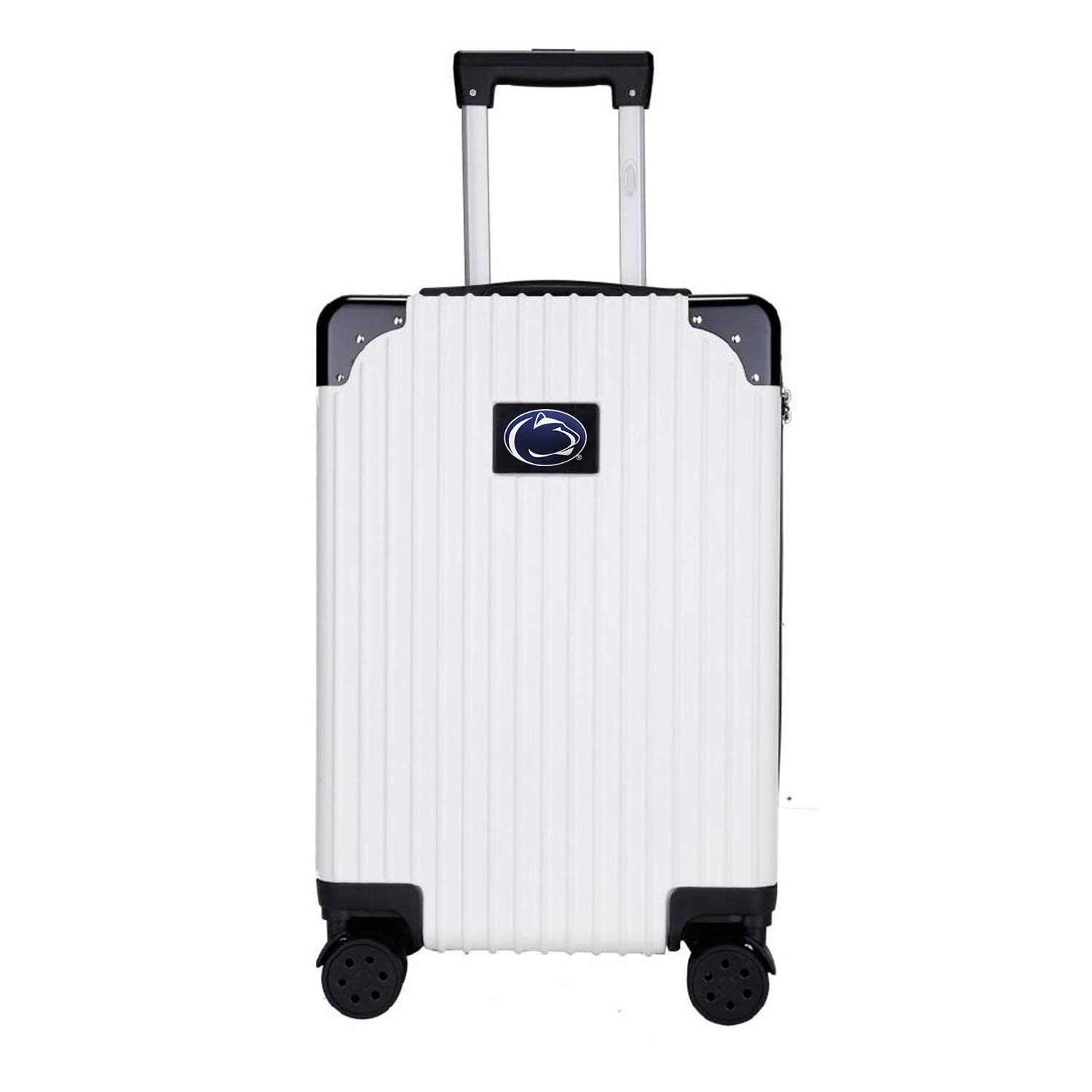 NCAA Two-Tone Premium Carry-On Hardcase Luggage Spinner Suitcase - Lightweight Durable Travel Luggage for College Students & Sports Fans (Airplane Approved)