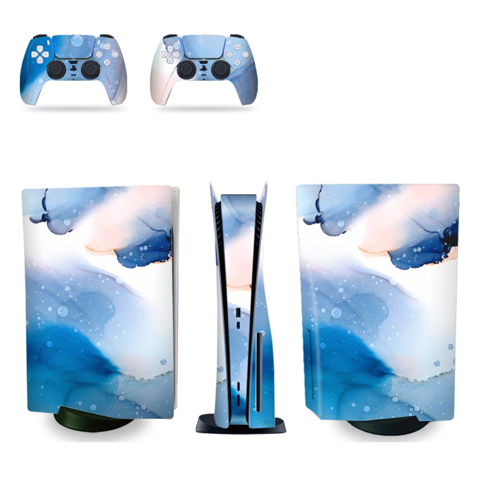 Anime Vinyl Skin Wrap for PS5 Disk Edition & 2 Controllers - Durable, Scratch-Resistant, Bubble-Free, Anti-Foam Protection (57002) - Perfect for Gaming Setups & Anime-Themed Rooms