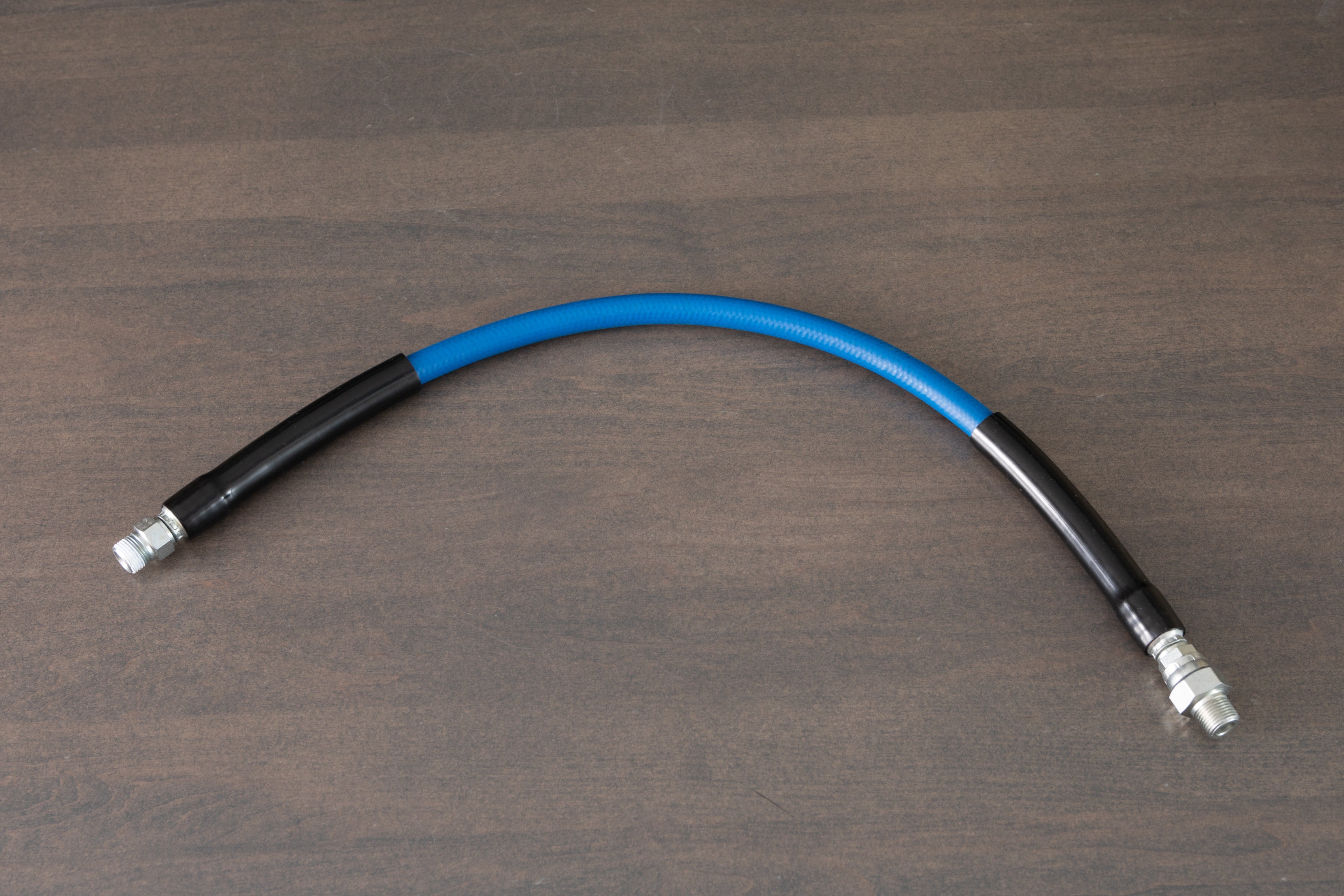 3/8 Inch High Pressure Jumper Hose - Heavy Duty Hydraulic Hose for Industrial & Automotive Use - Perfect for Hydraulic Systems, Construction Equipment, and Farm Machinery