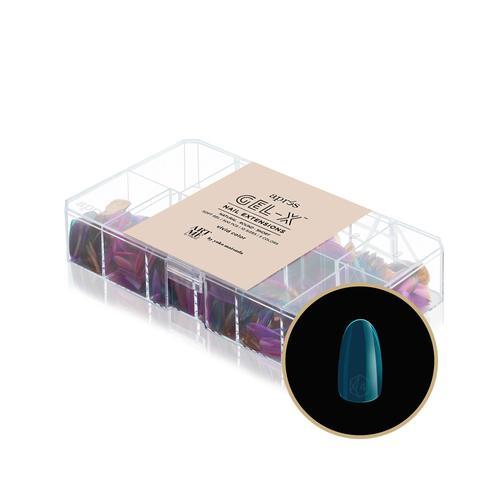 Apres Artme By Yoko X Apres Gel X Kit - Vivid Color Natural Round Short Nail Tips for DIY Manicure at Home, Salon & Special Occasions