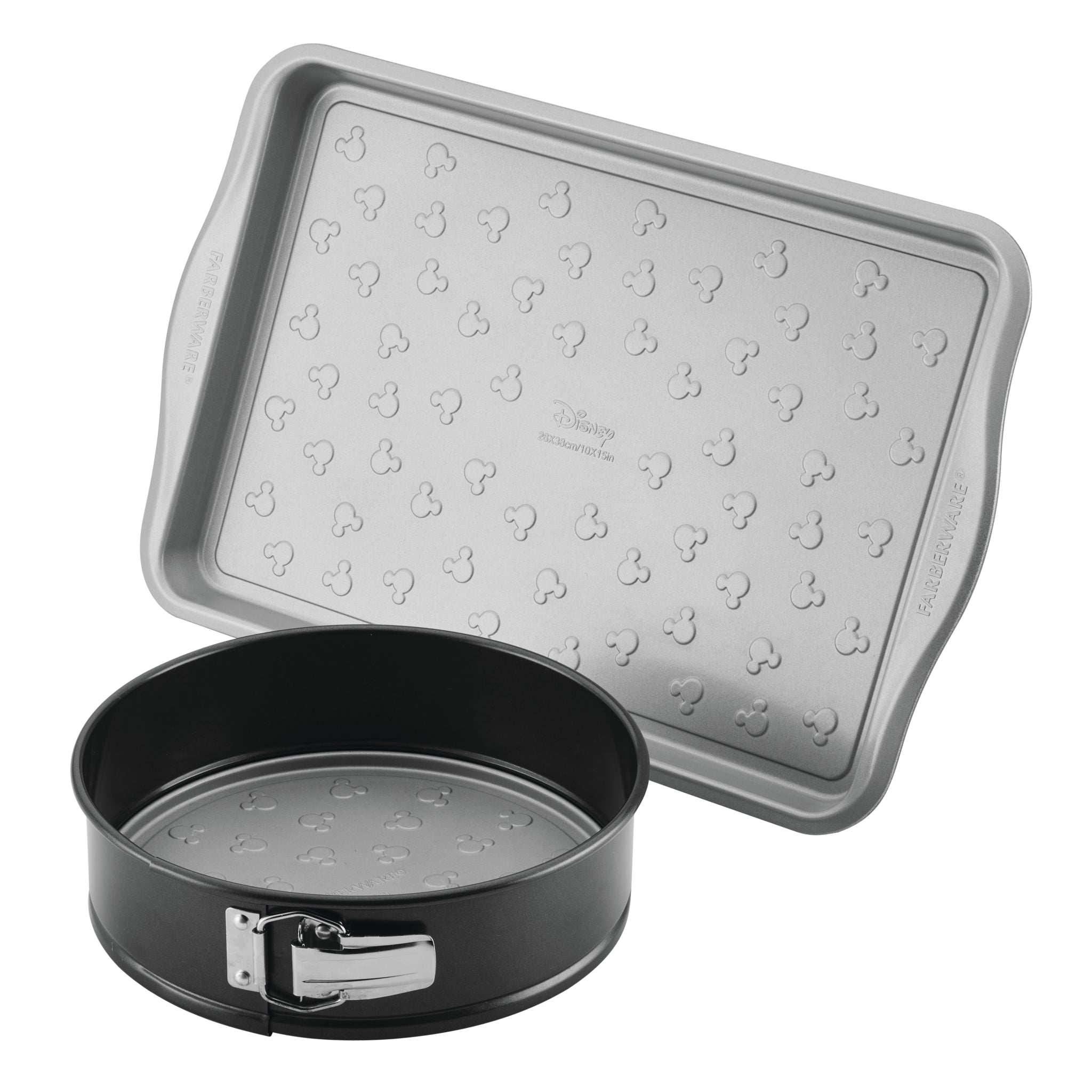 2-Piece Nonstick Cookie Pan and Springform Pan Set for Baking - Perfect for Cookies, Cheesecakes & Cakes | Oven Safe Baking Sheet & Cake Mold Combo